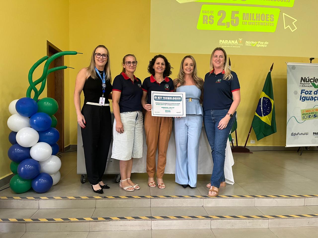 Escola Renascer de Missal recebe Kit Tecnológico do Programa Indica Paraná