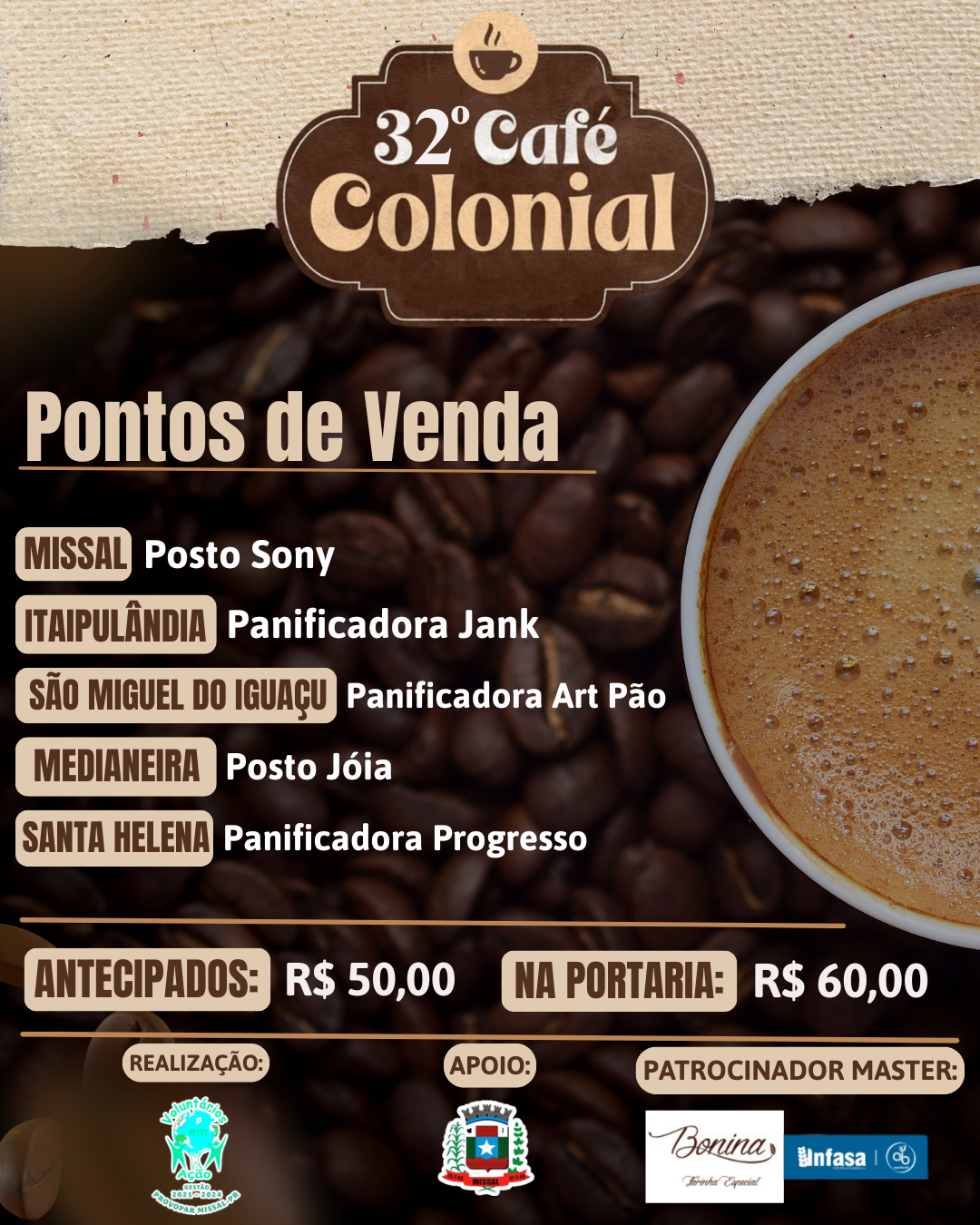 32º Café Colonial - Pontos de Venda