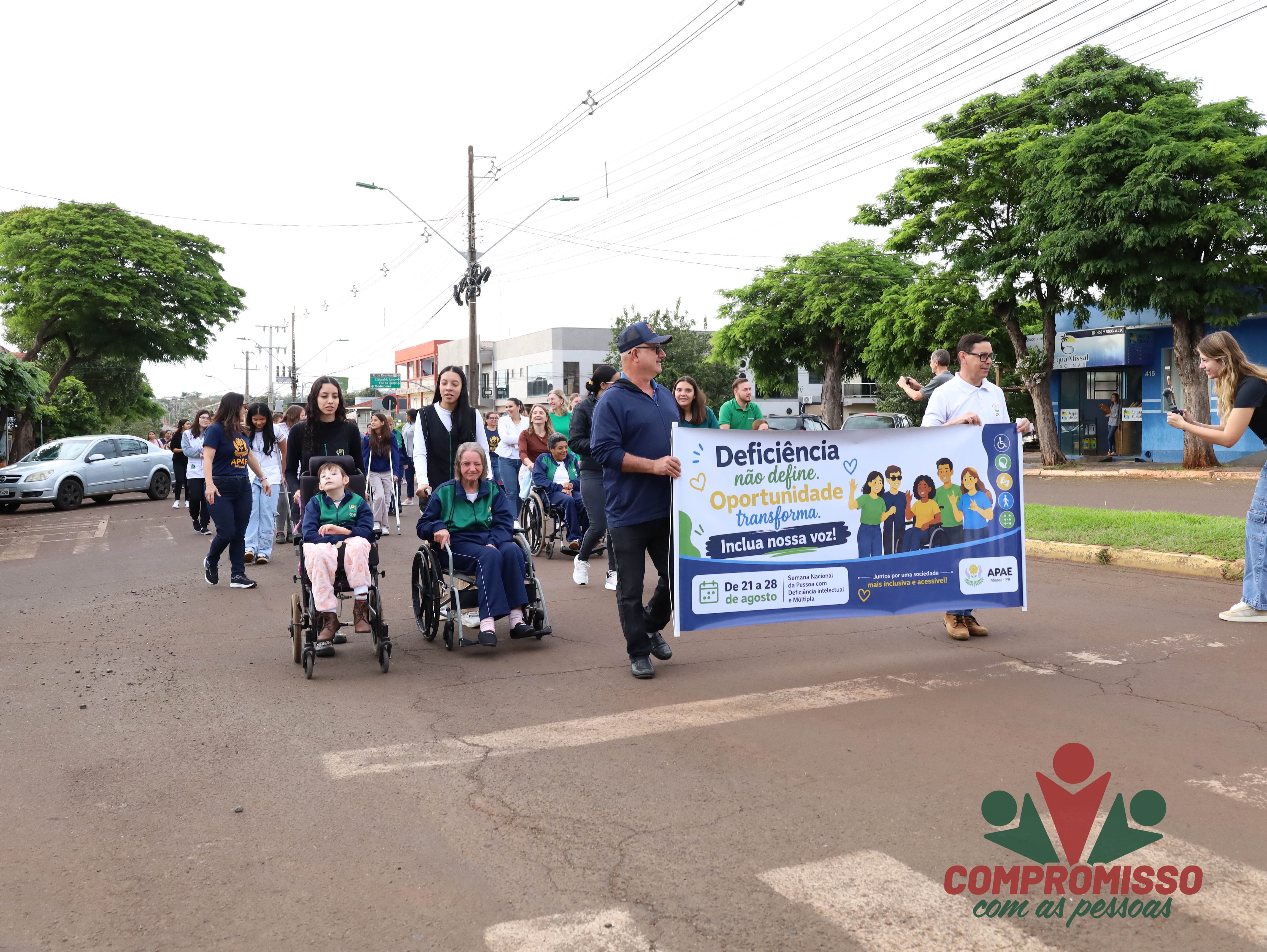 Desafio da Empatia reúne um grande público na 1ª Caminhada pela Inclusão em Missal