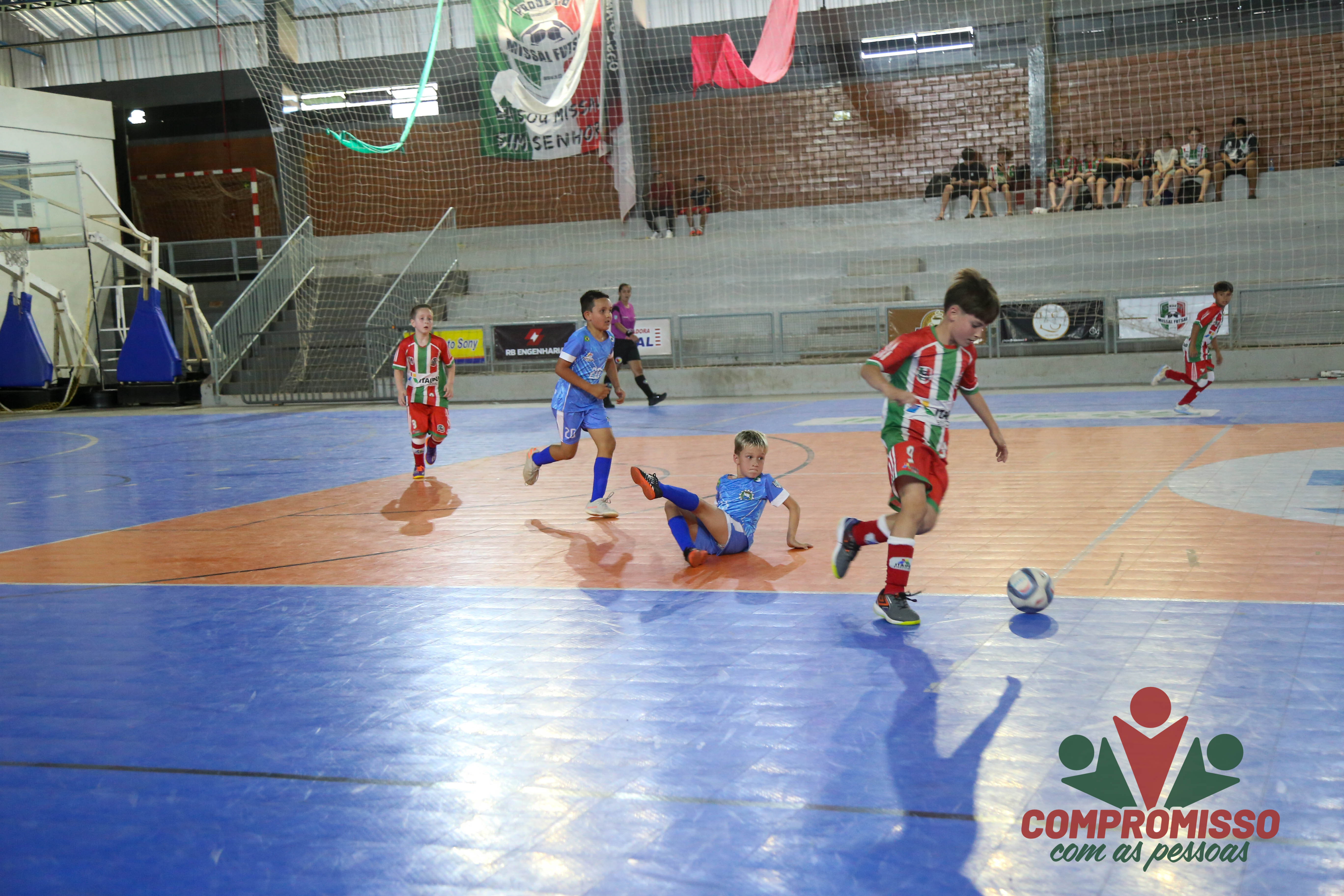 Equipes de Missal enfrentaram Itaipulândia na 3ª rodada da Copa Italianinha de Futsal
