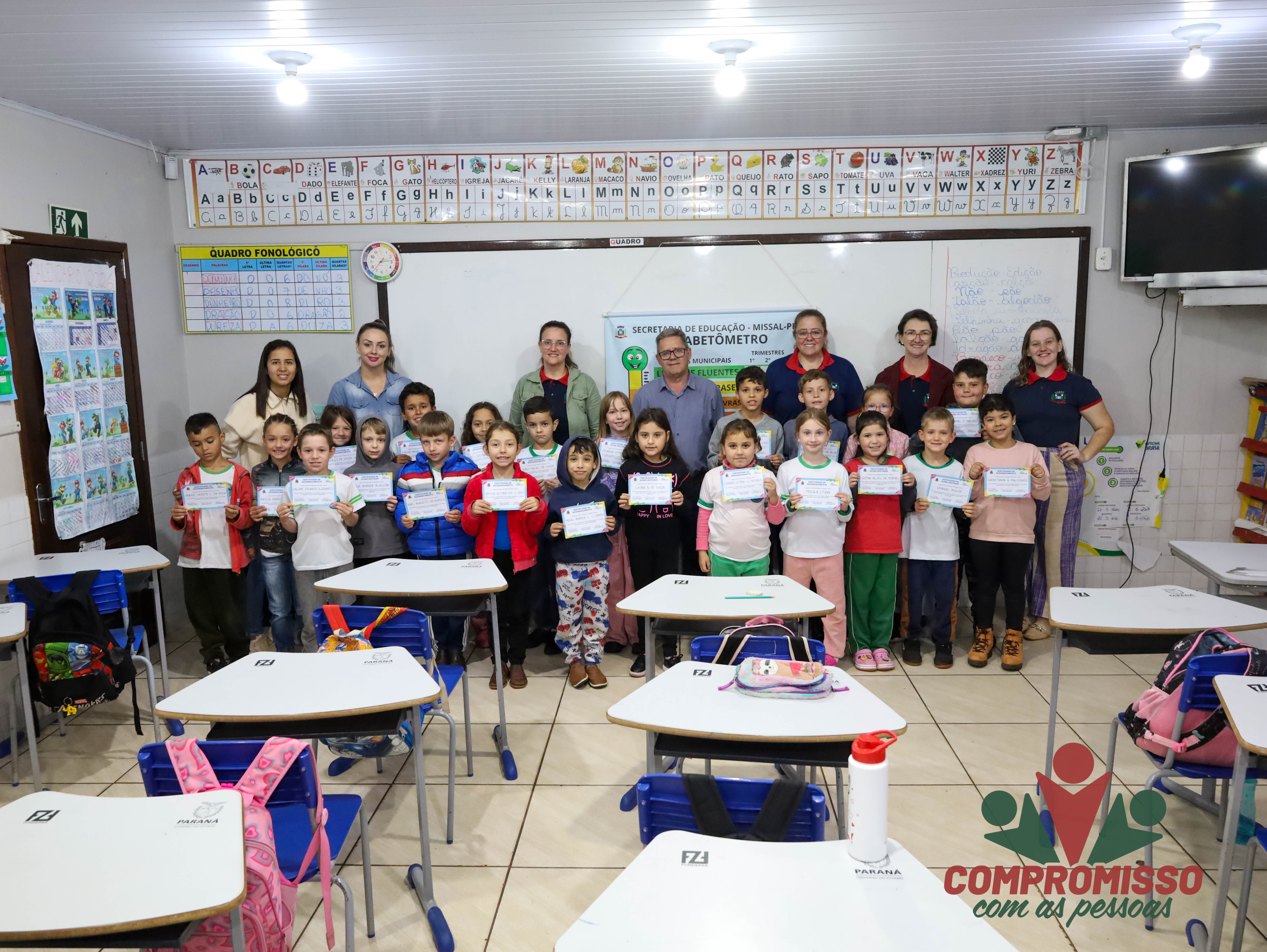 Administração reconhece e valoriza os avanços dos alunos do 2º ano na leitura e na escrita