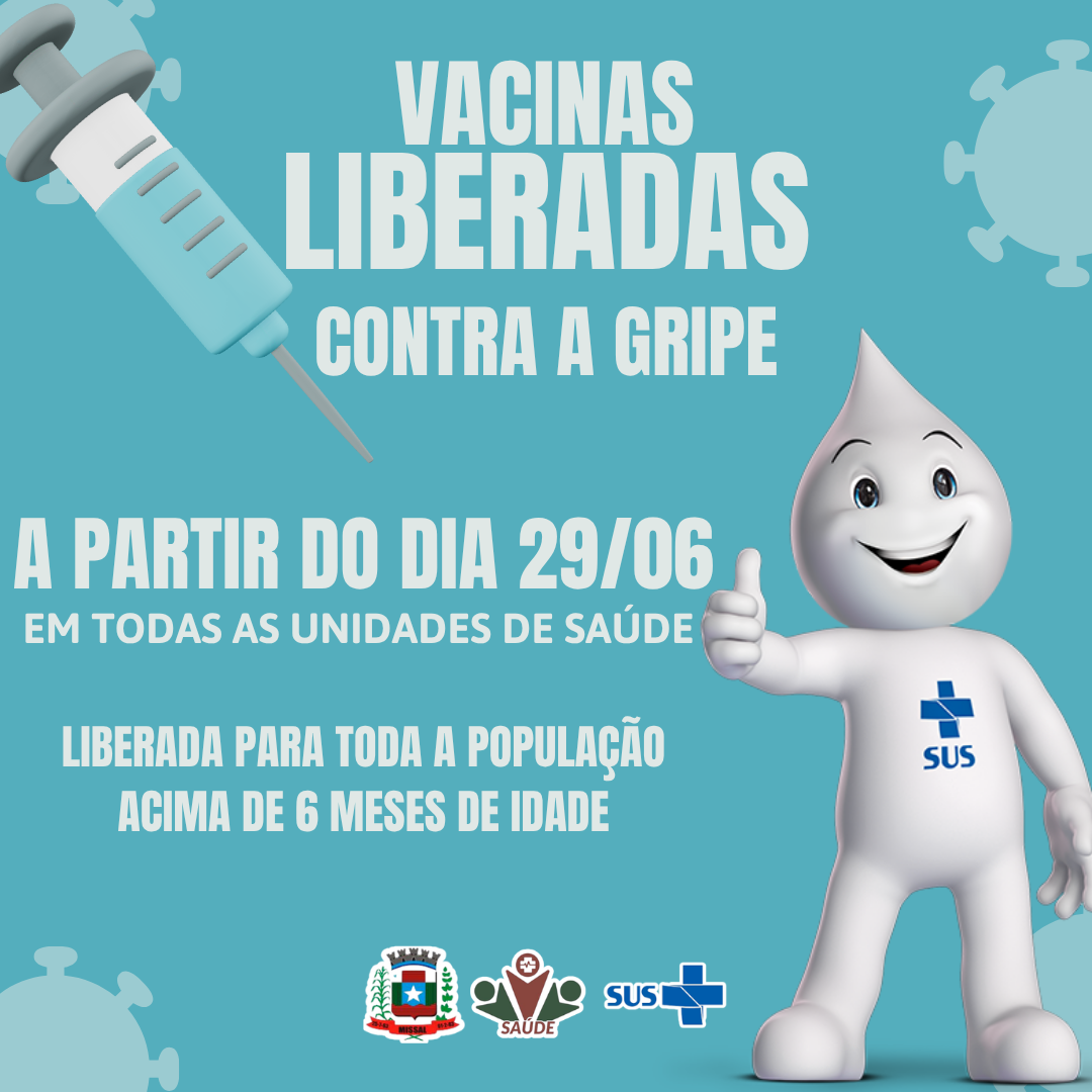 Vacina contra a Gripe será liberada para população em geral