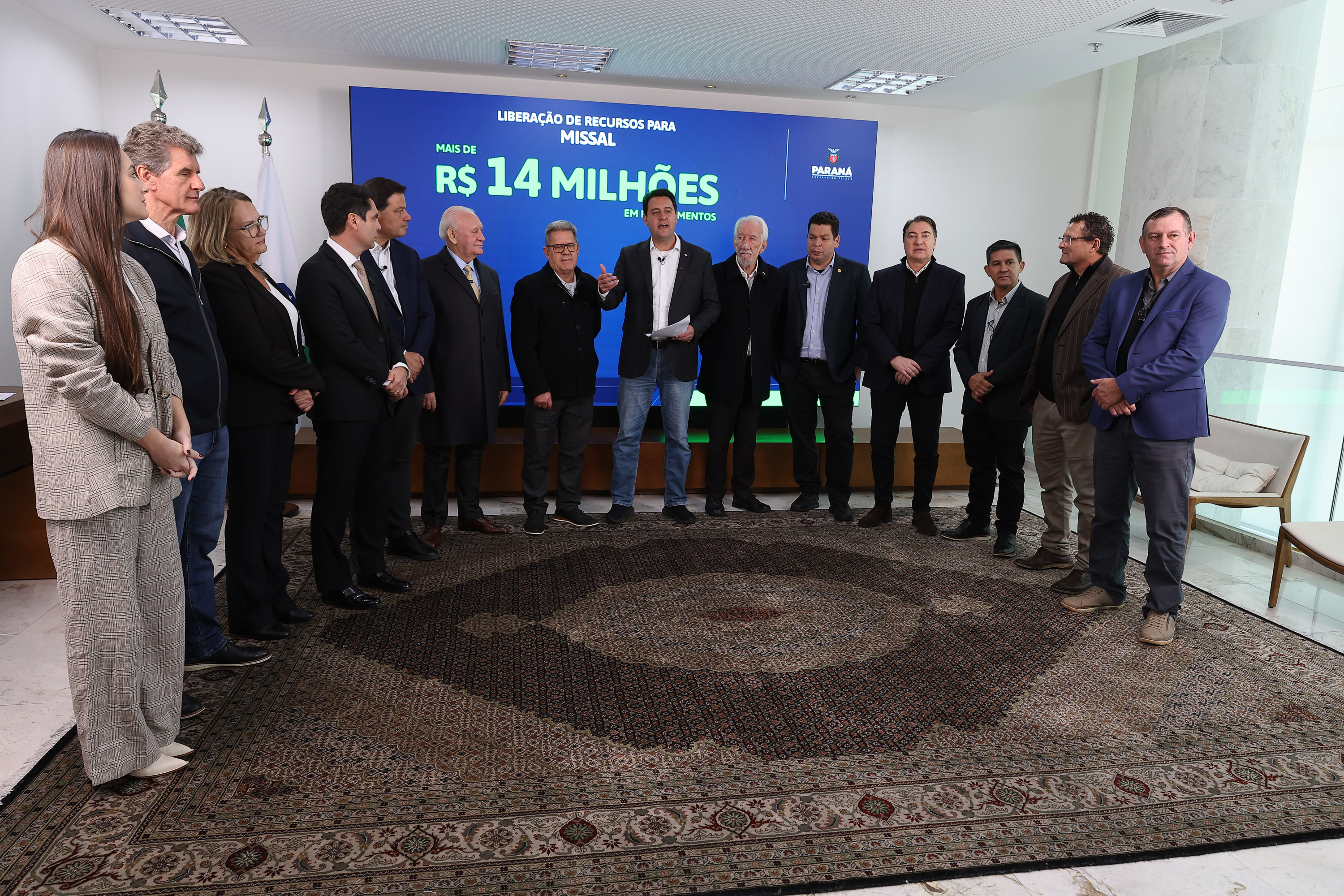 Missal recebe a confirmação de mais de 14 milhões de Reais em Infraestrutura urbana e rural do Governo do Estado do Paraná