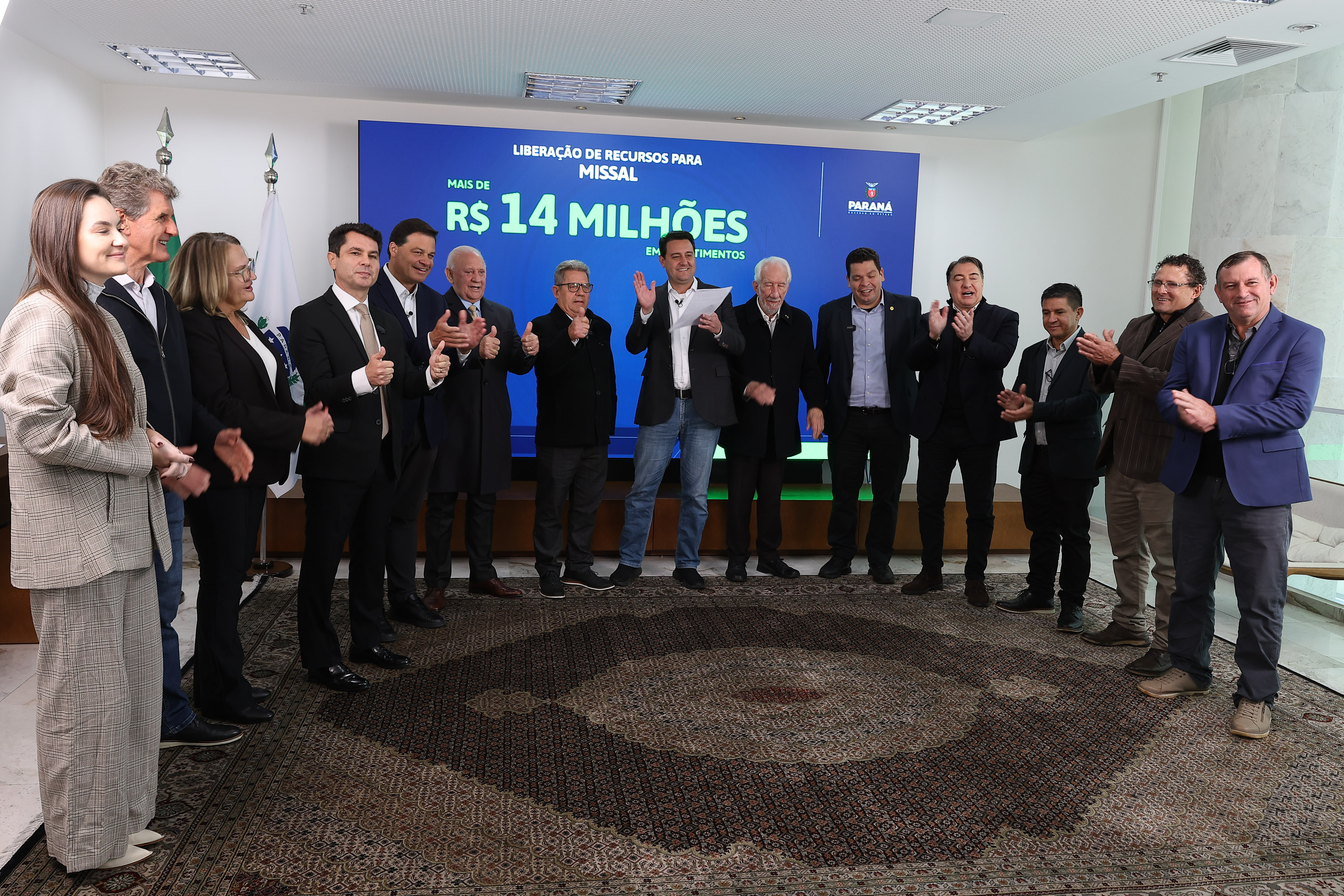 Missal recebe a confirmação de mais de 14 milhões de Reais em Infraestrutura urbana e rural do Governo do Estado do Paraná