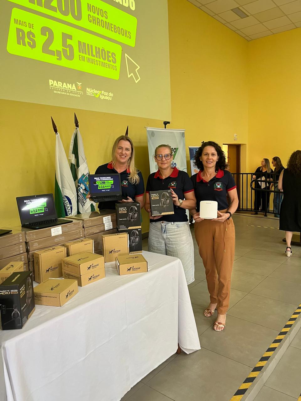 Escola Renascer de Missal recebe Kit Tecnológico do Programa Indica Paraná