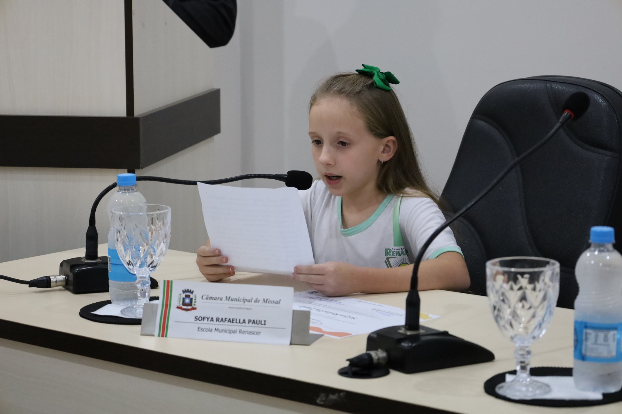 Vereadores Mirins de 2026 tomam posse em Missal