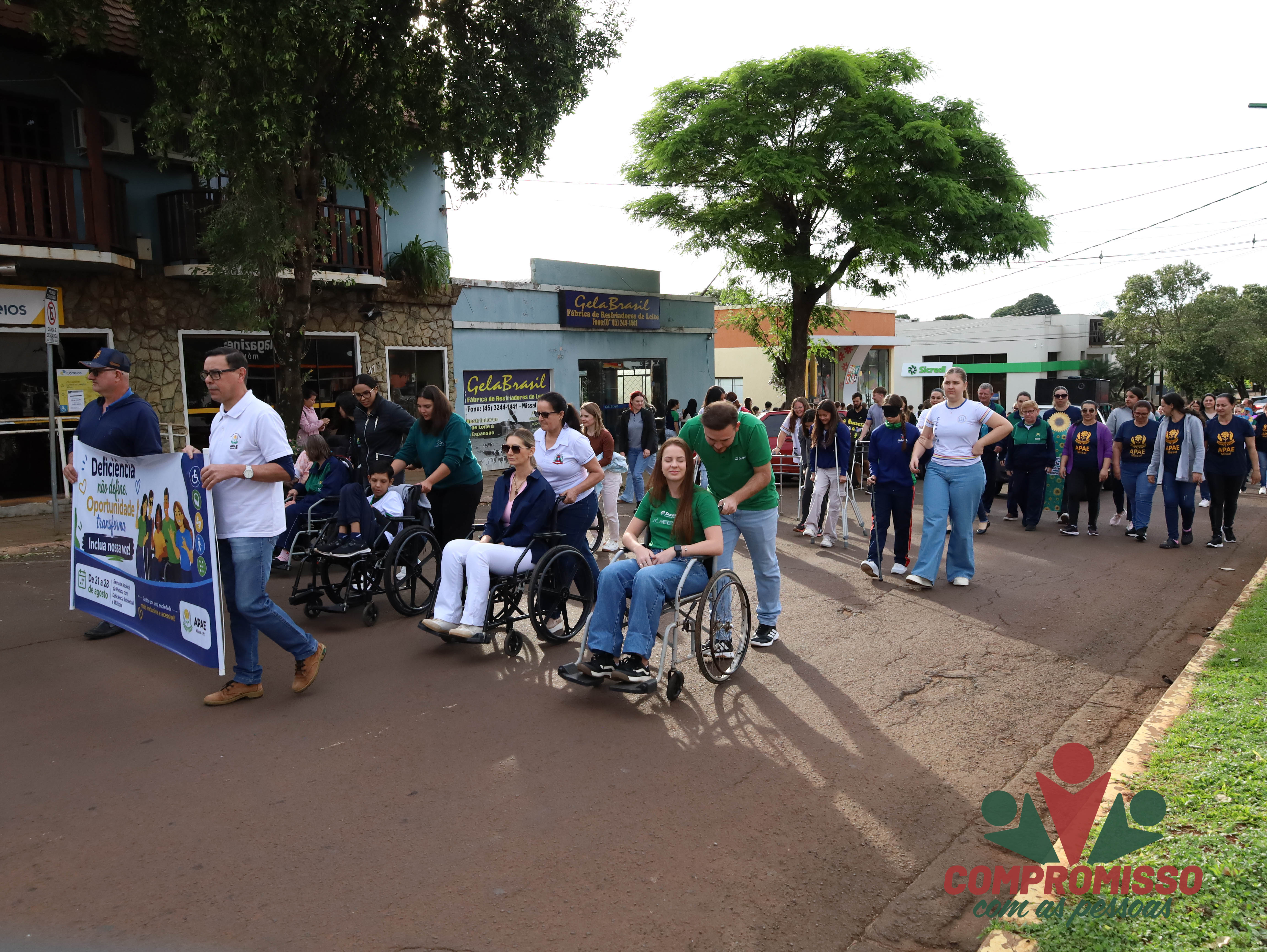 Desafio da Empatia reúne um grande público na 1ª Caminhada pela Inclusão em Missal