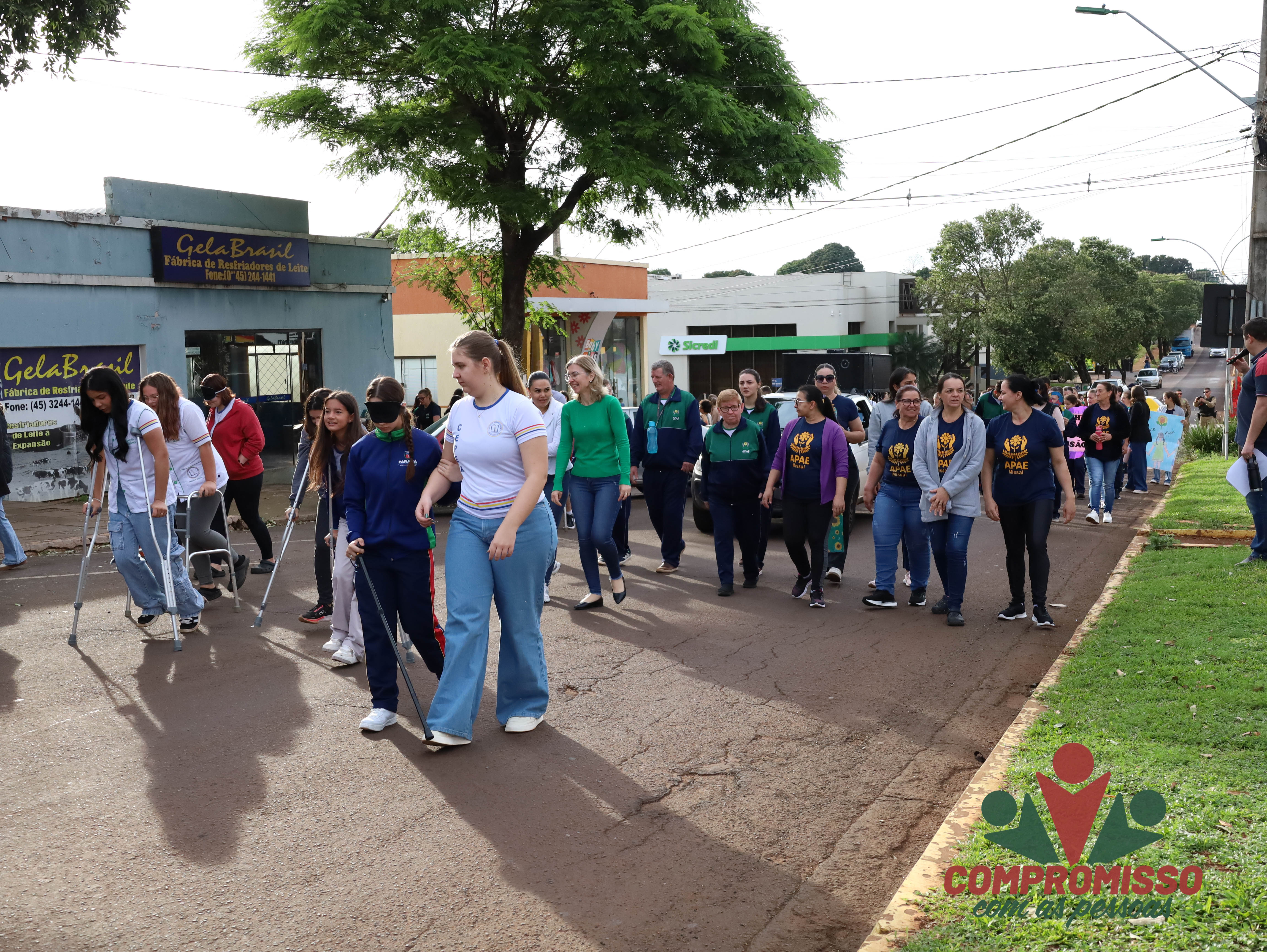 Desafio da Empatia reúne um grande público na 1ª Caminhada pela Inclusão em Missal