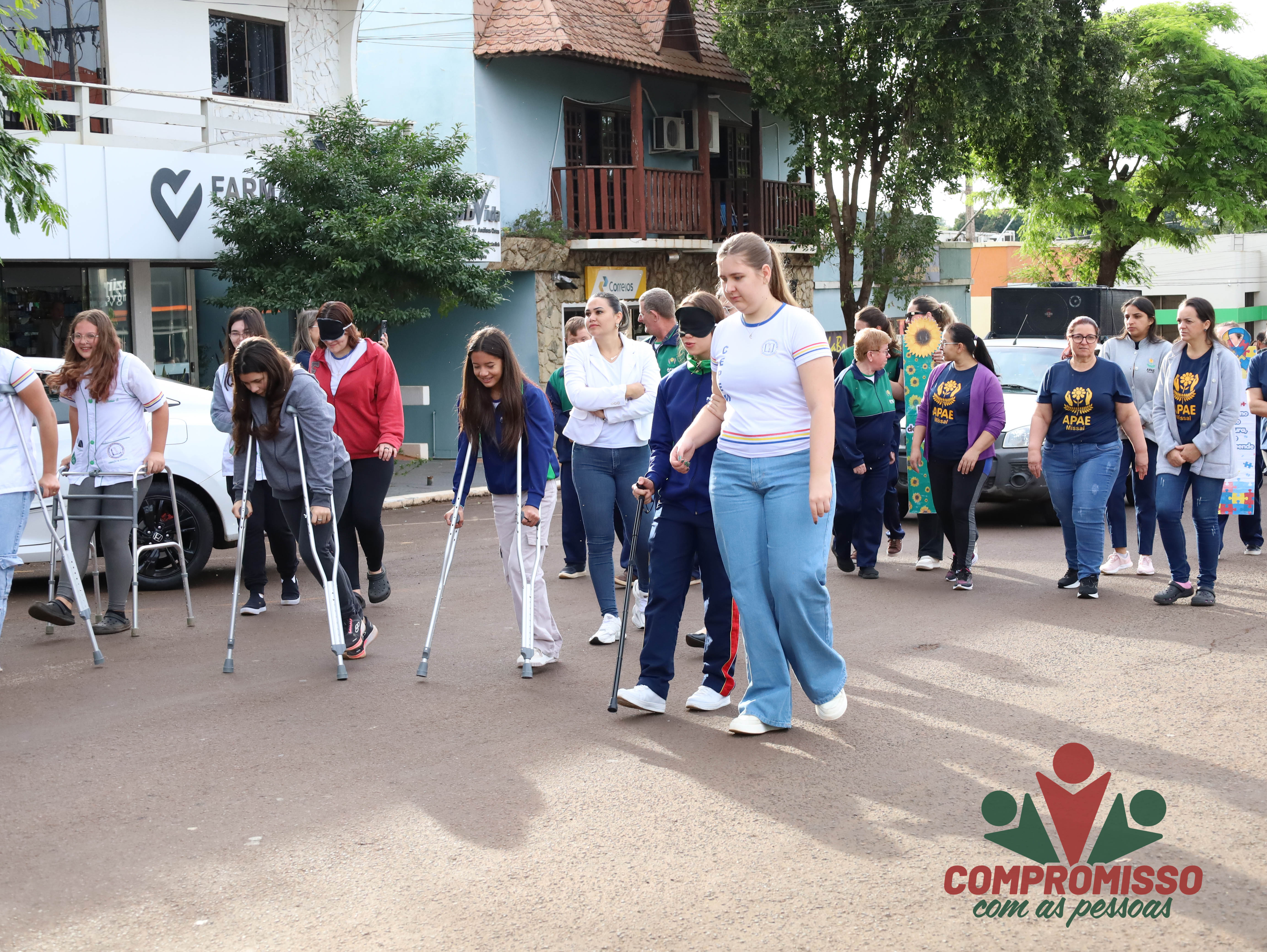 Desafio da Empatia reúne um grande público na 1ª Caminhada pela Inclusão em Missal