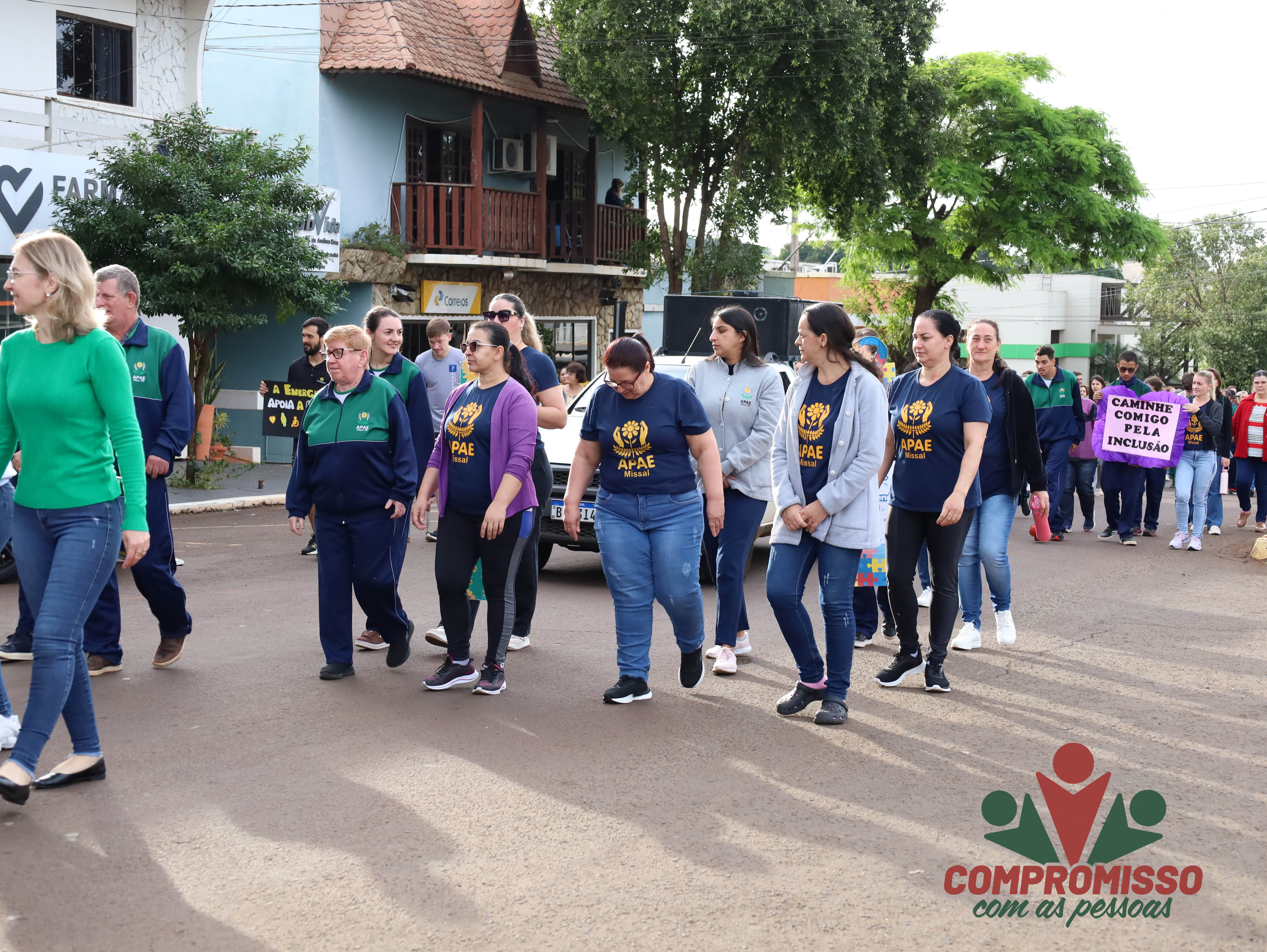 Desafio da Empatia reúne um grande público na 1ª Caminhada pela Inclusão em Missal