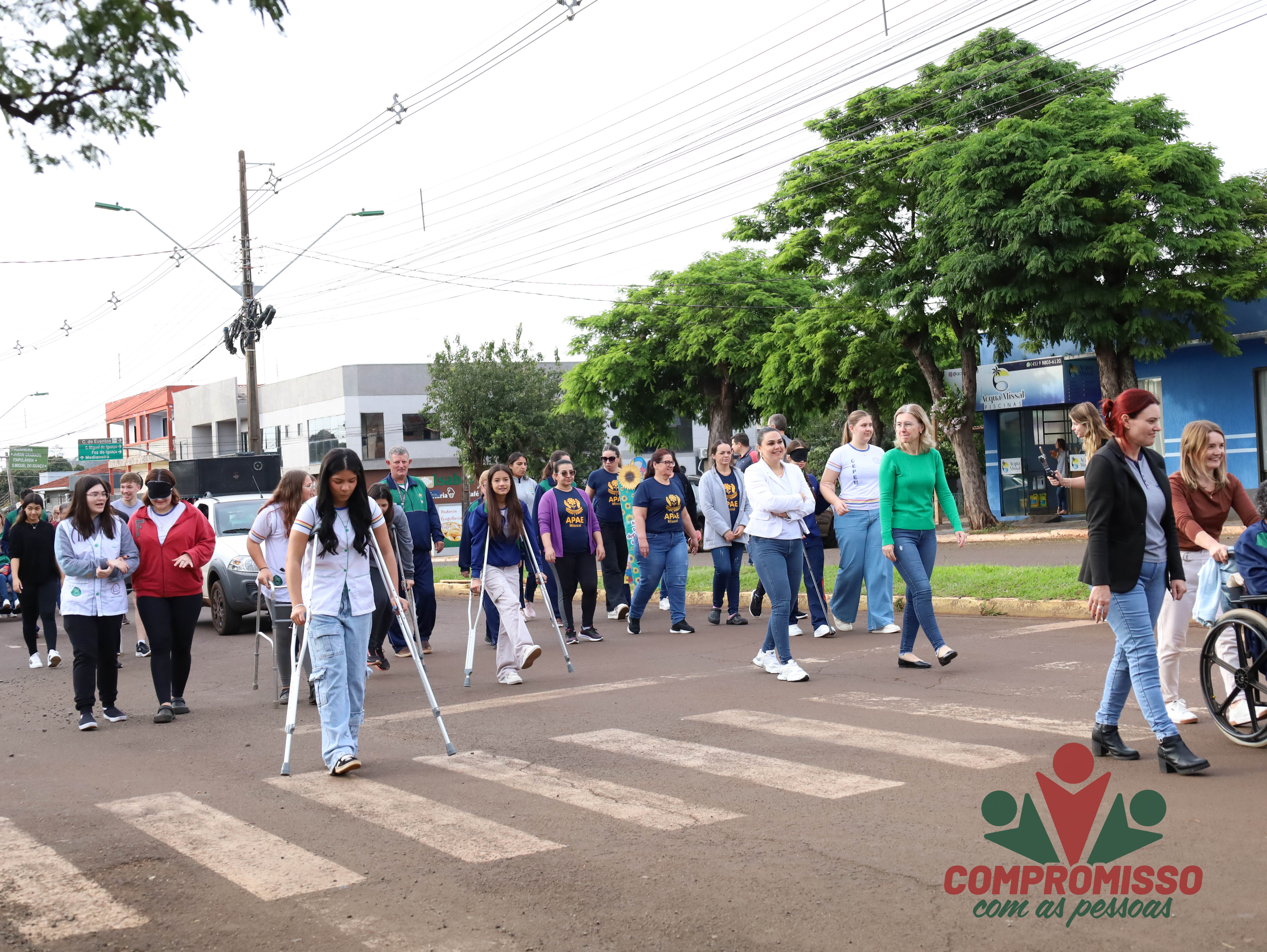 Desafio da Empatia reúne um grande público na 1ª Caminhada pela Inclusão em Missal