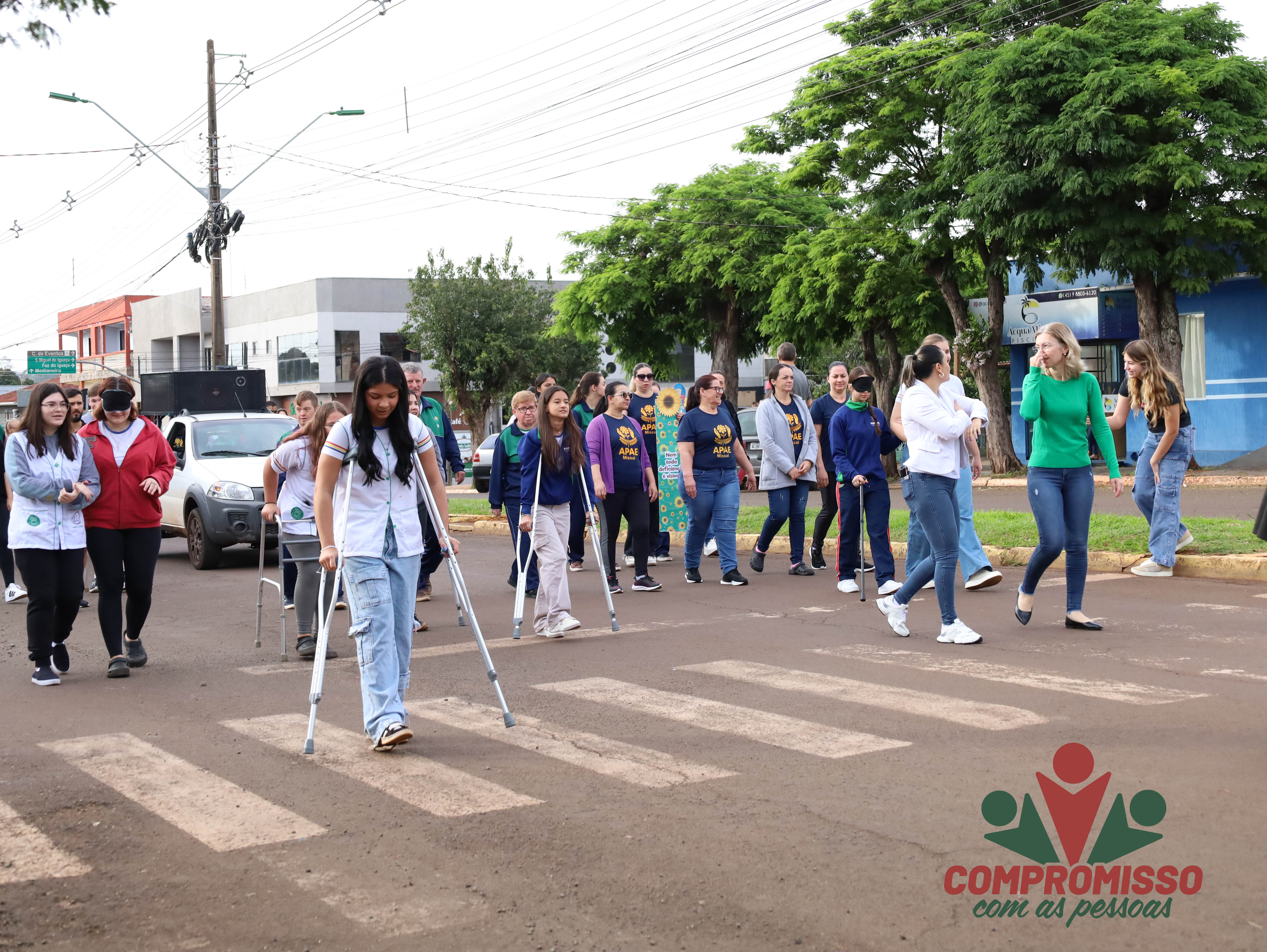 Desafio da Empatia reúne um grande público na 1ª Caminhada pela Inclusão em Missal