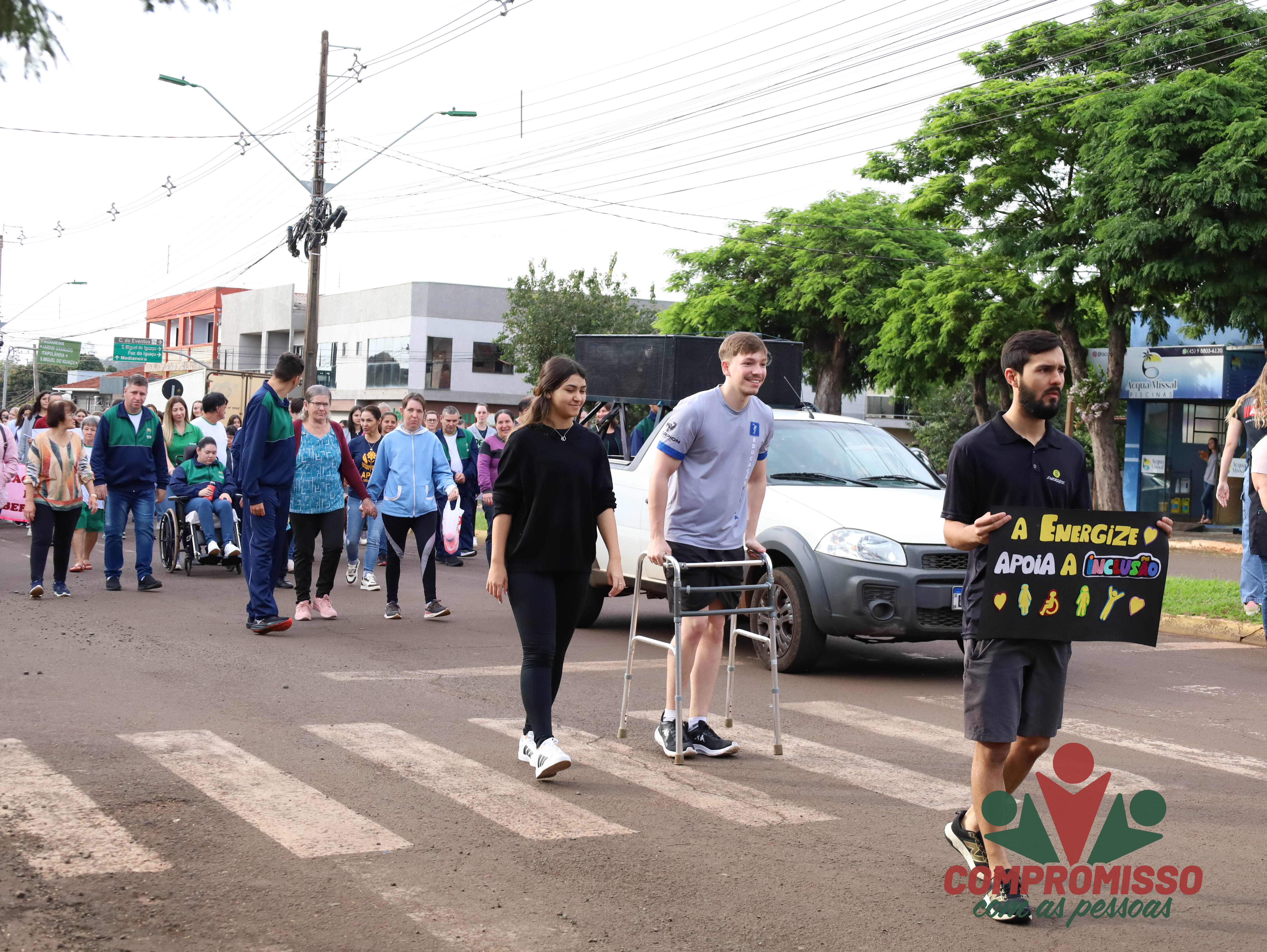 Desafio da Empatia reúne um grande público na 1ª Caminhada pela Inclusão em Missal