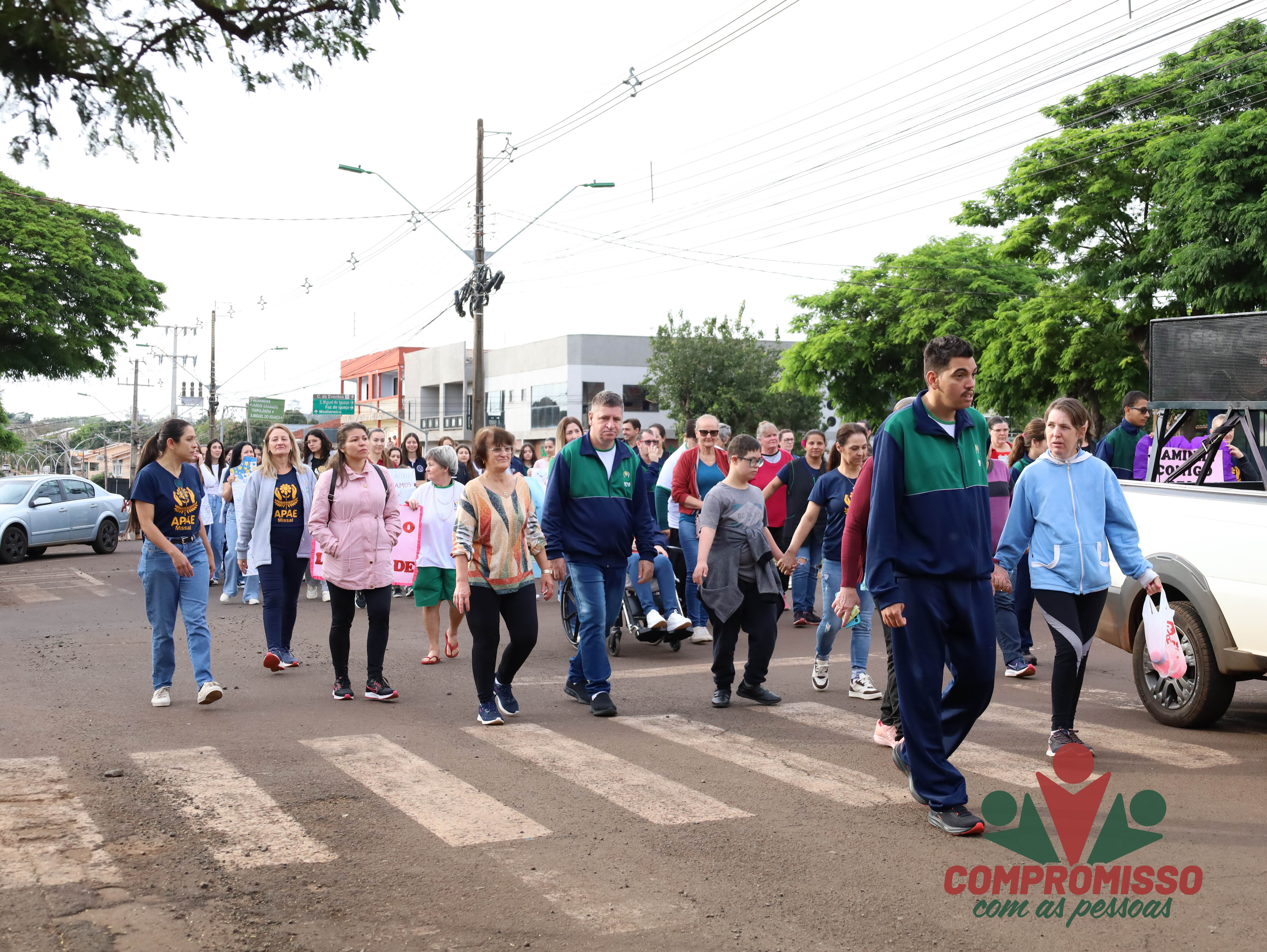 Desafio da Empatia reúne um grande público na 1ª Caminhada pela Inclusão em Missal