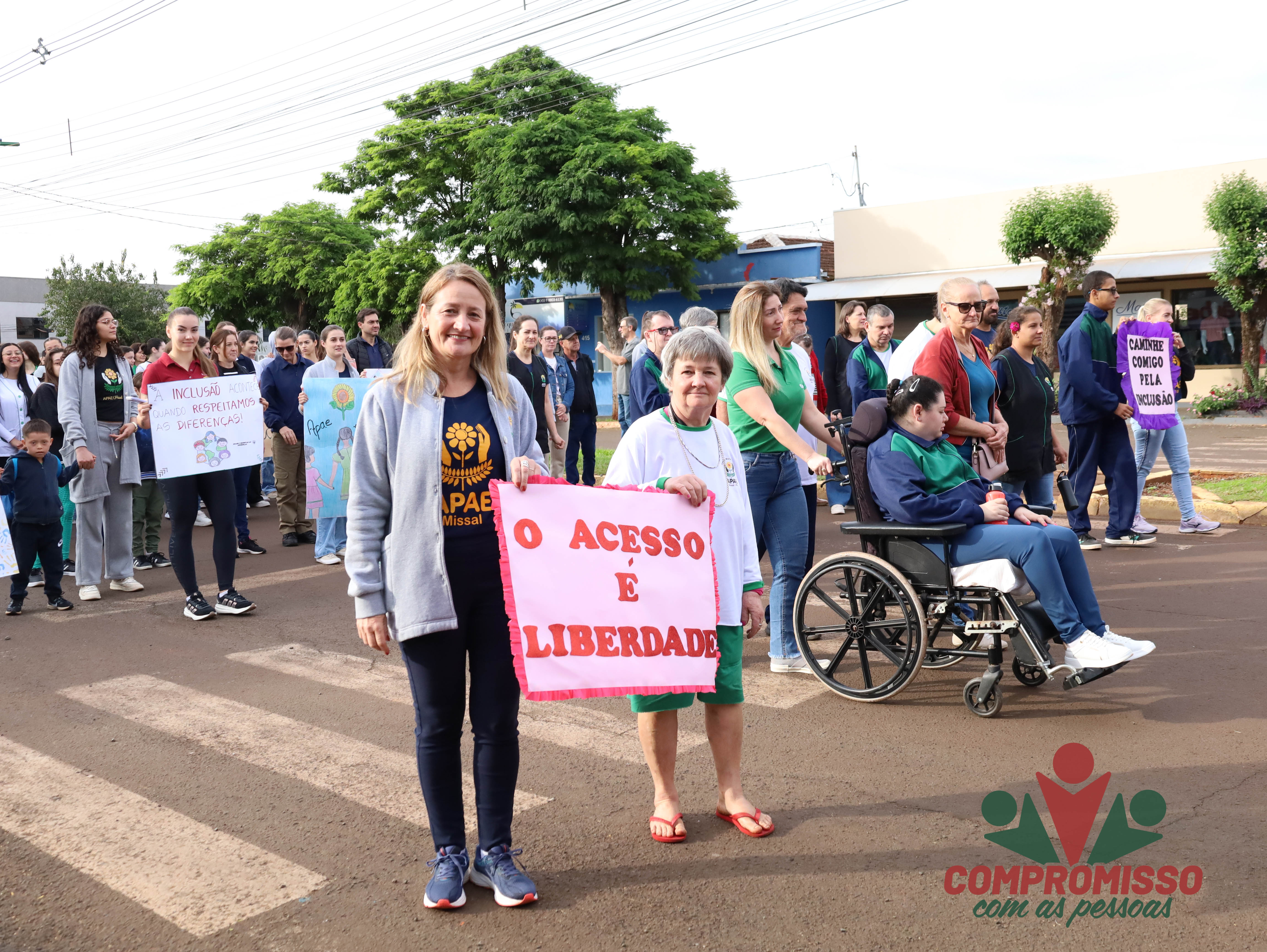 Desafio da Empatia reúne um grande público na 1ª Caminhada pela Inclusão em Missal
