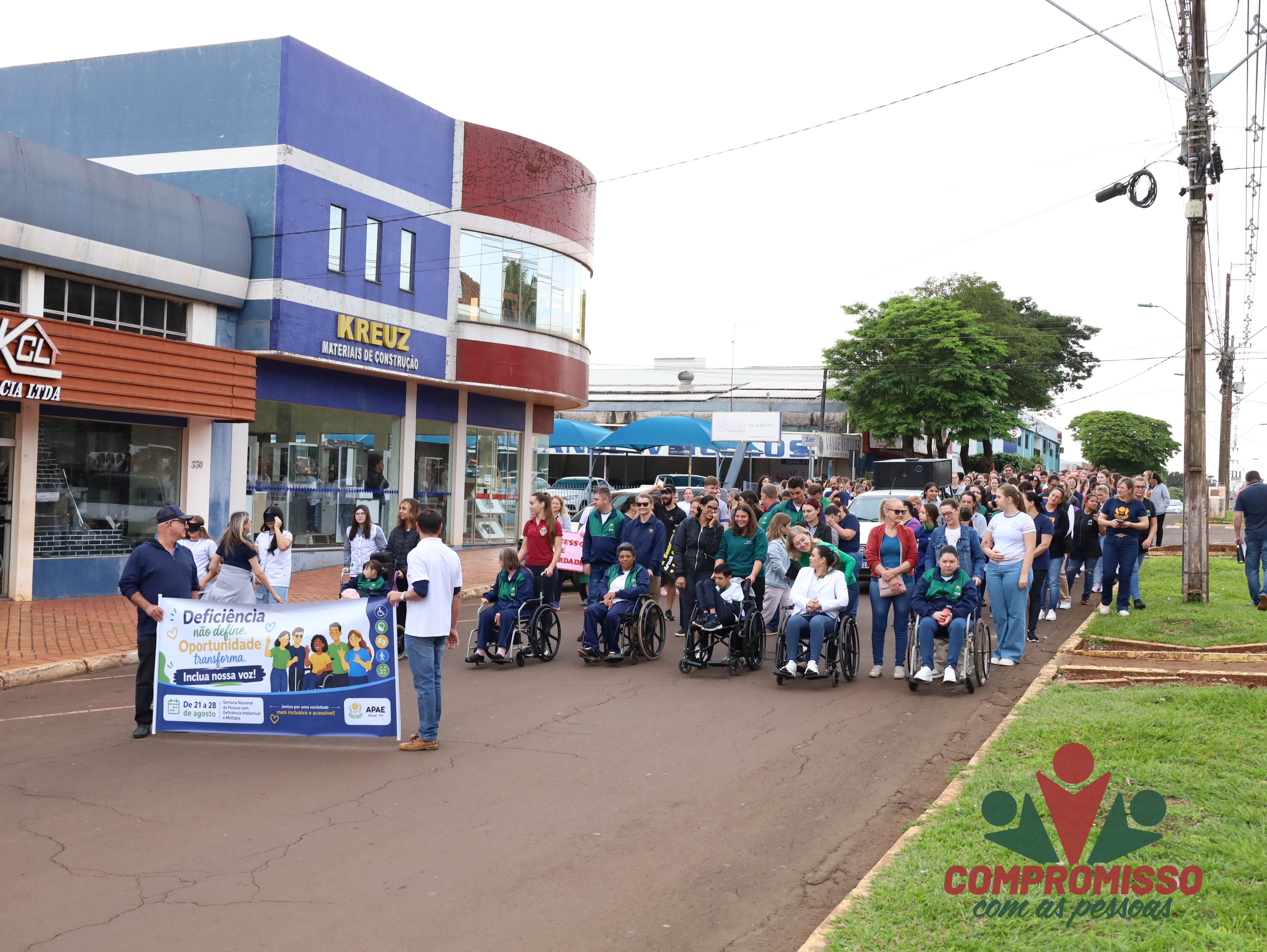 Desafio da Empatia reúne um grande público na 1ª Caminhada pela Inclusão em Missal