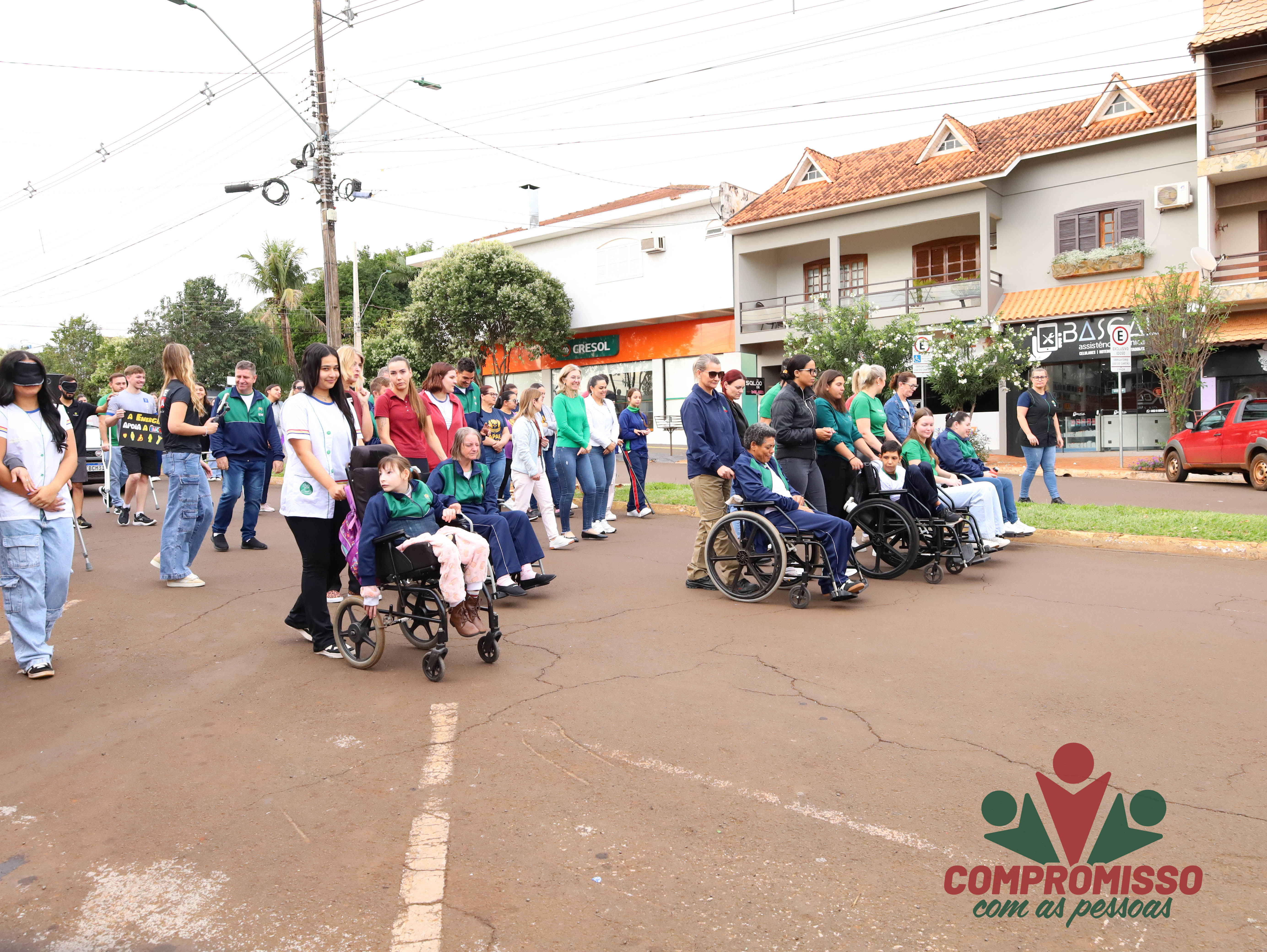 Desafio da Empatia reúne um grande público na 1ª Caminhada pela Inclusão em Missal