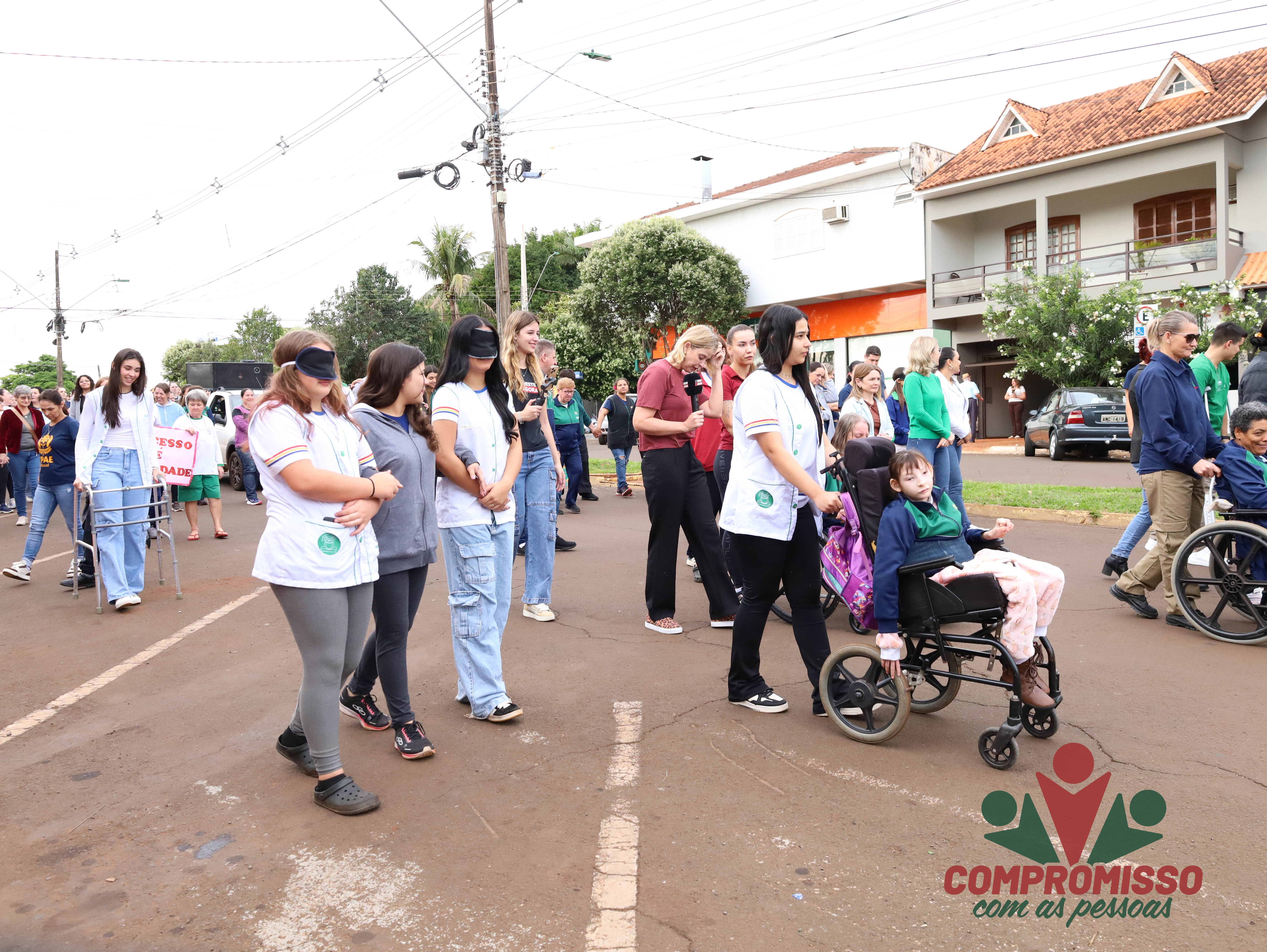 Desafio da Empatia reúne um grande público na 1ª Caminhada pela Inclusão em Missal