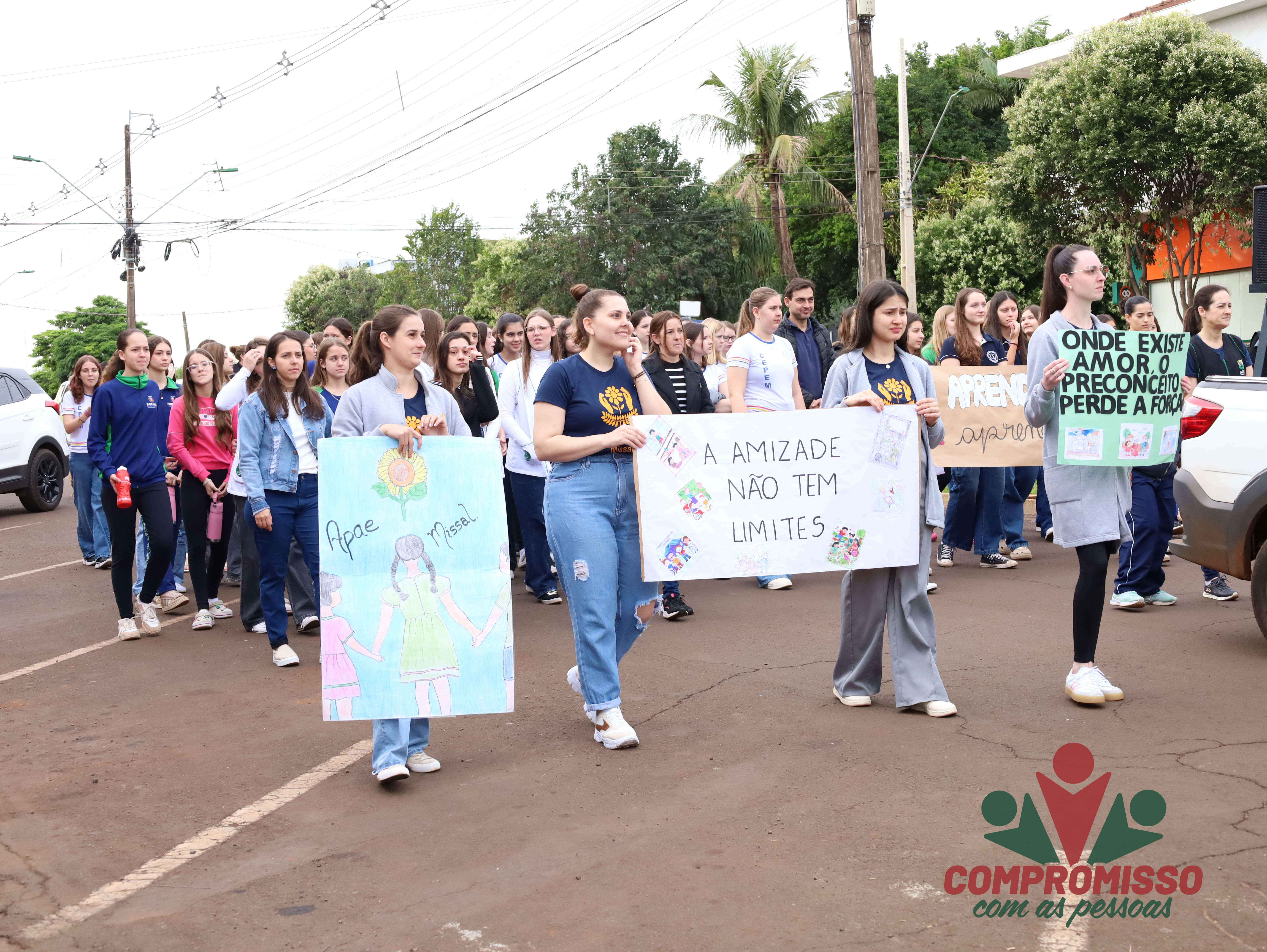 Desafio da Empatia reúne um grande público na 1ª Caminhada pela Inclusão em Missal
