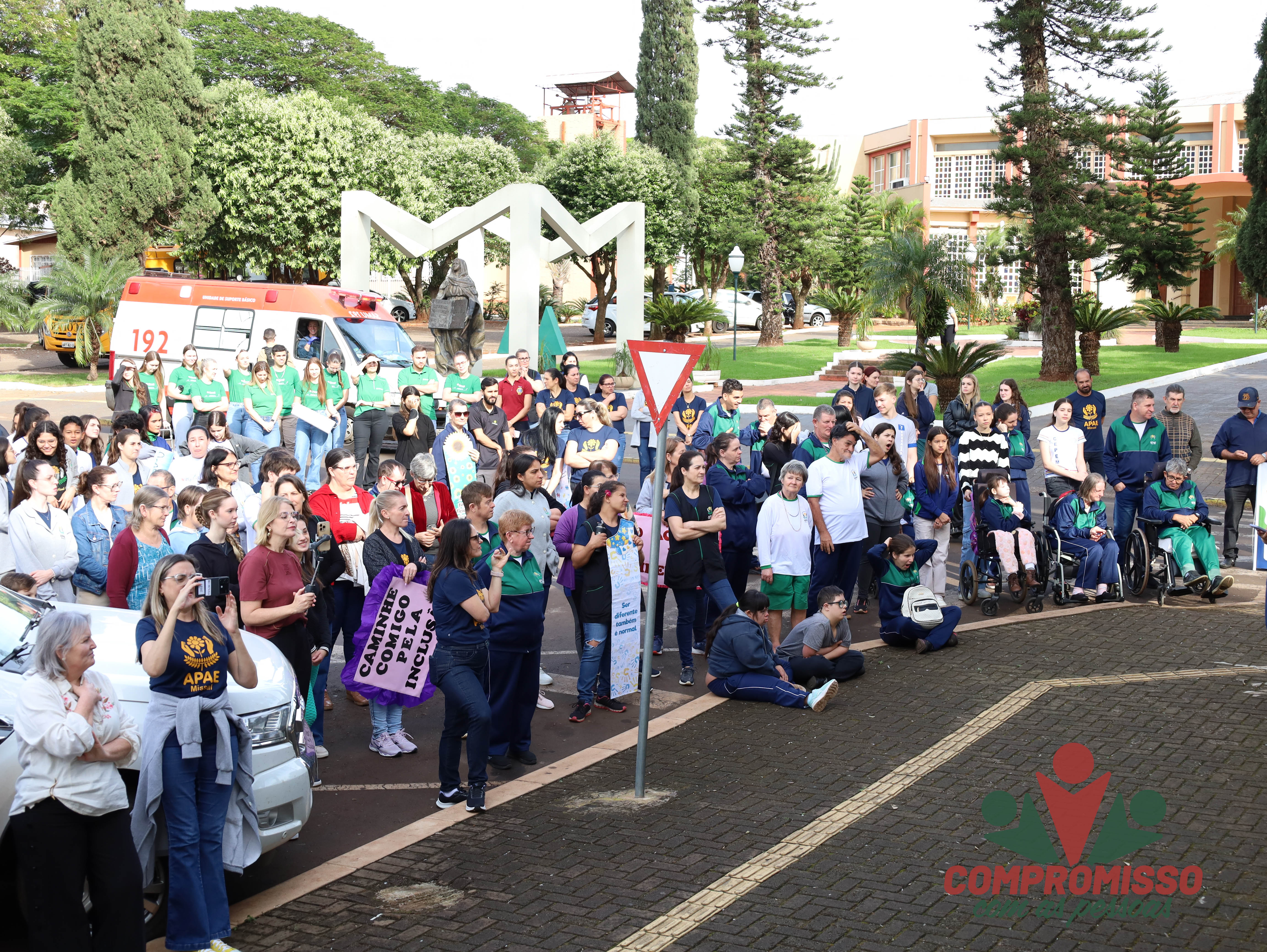 Desafio da Empatia reúne um grande público na 1ª Caminhada pela Inclusão em Missal