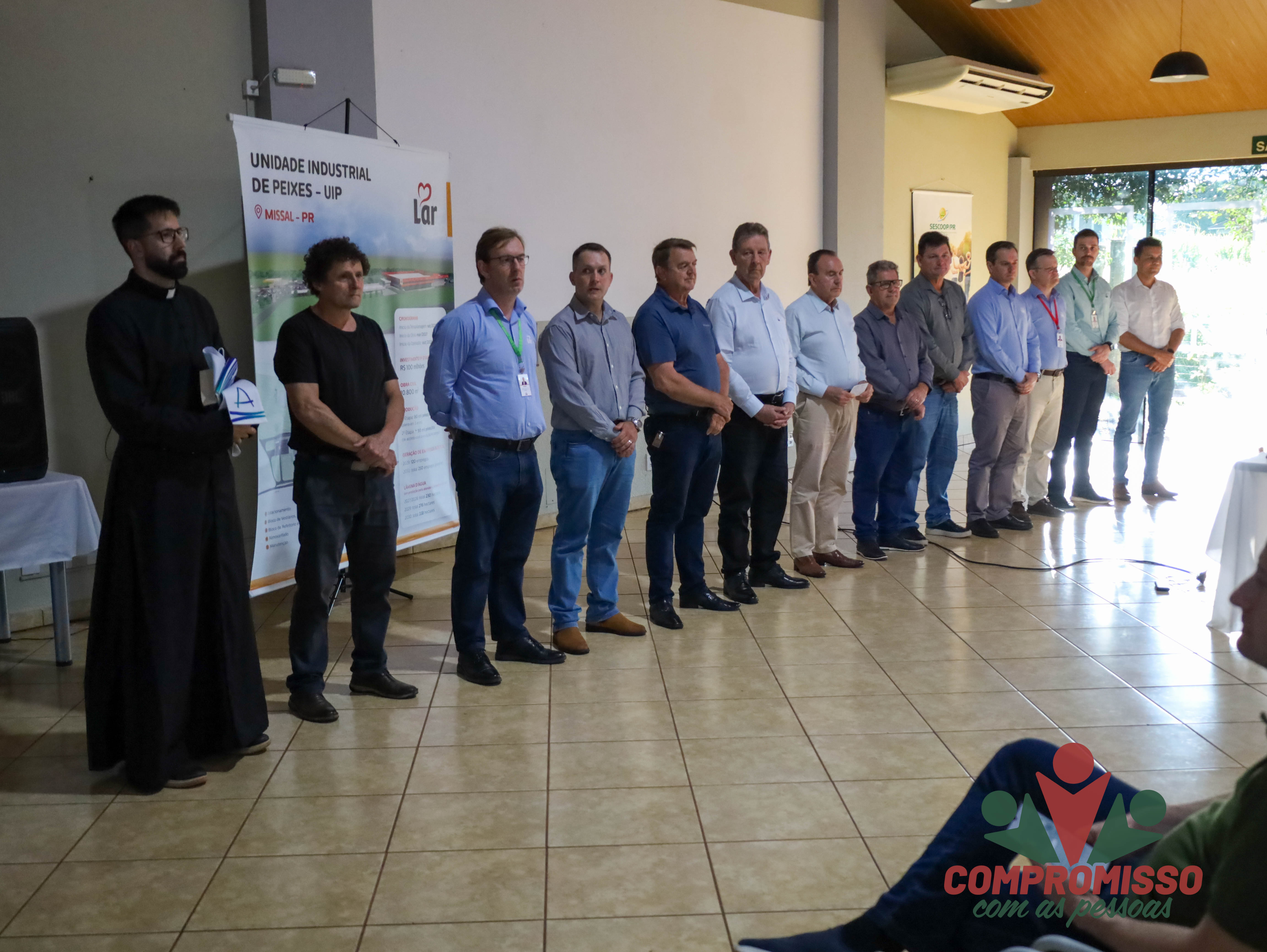 Lar Apresenta projeto e cronograma da Instalação do Frigorífico de Peixes em Missal