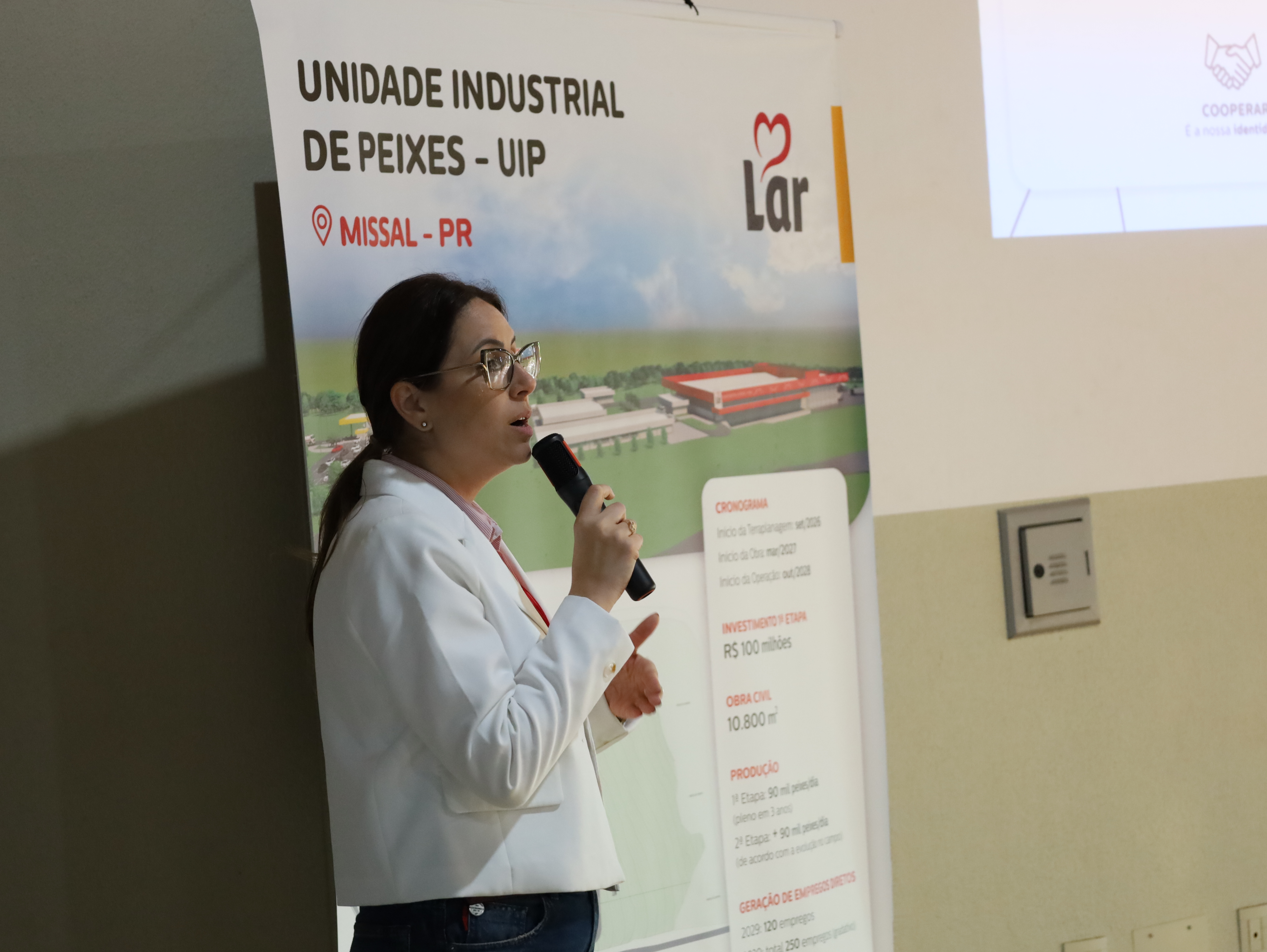 Lar Apresenta projeto e cronograma da Instalação do Frigorífico de Peixes em Missal
