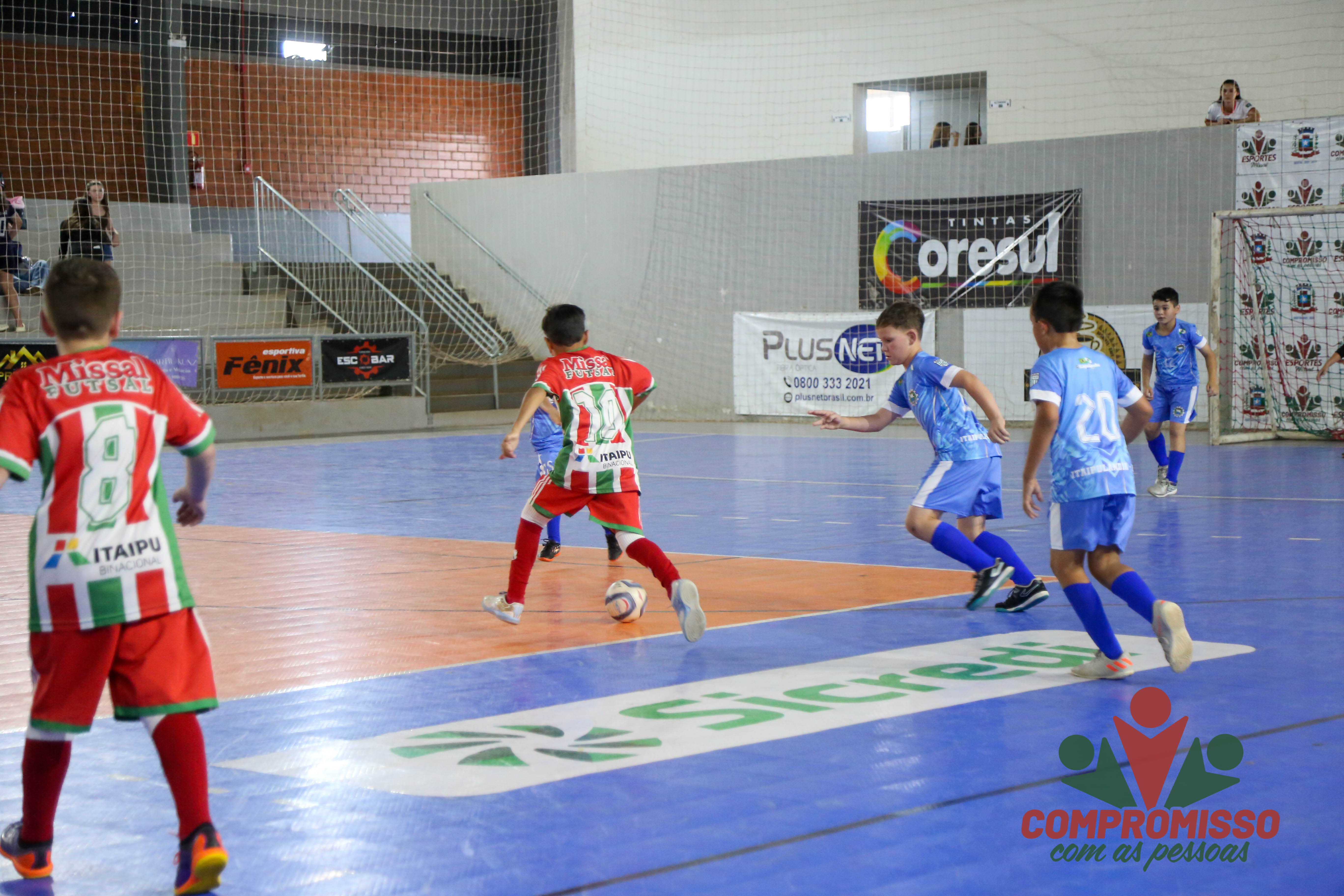 Equipes de Missal enfrentaram Itaipulândia na 3ª rodada da Copa Italianinha de Futsal