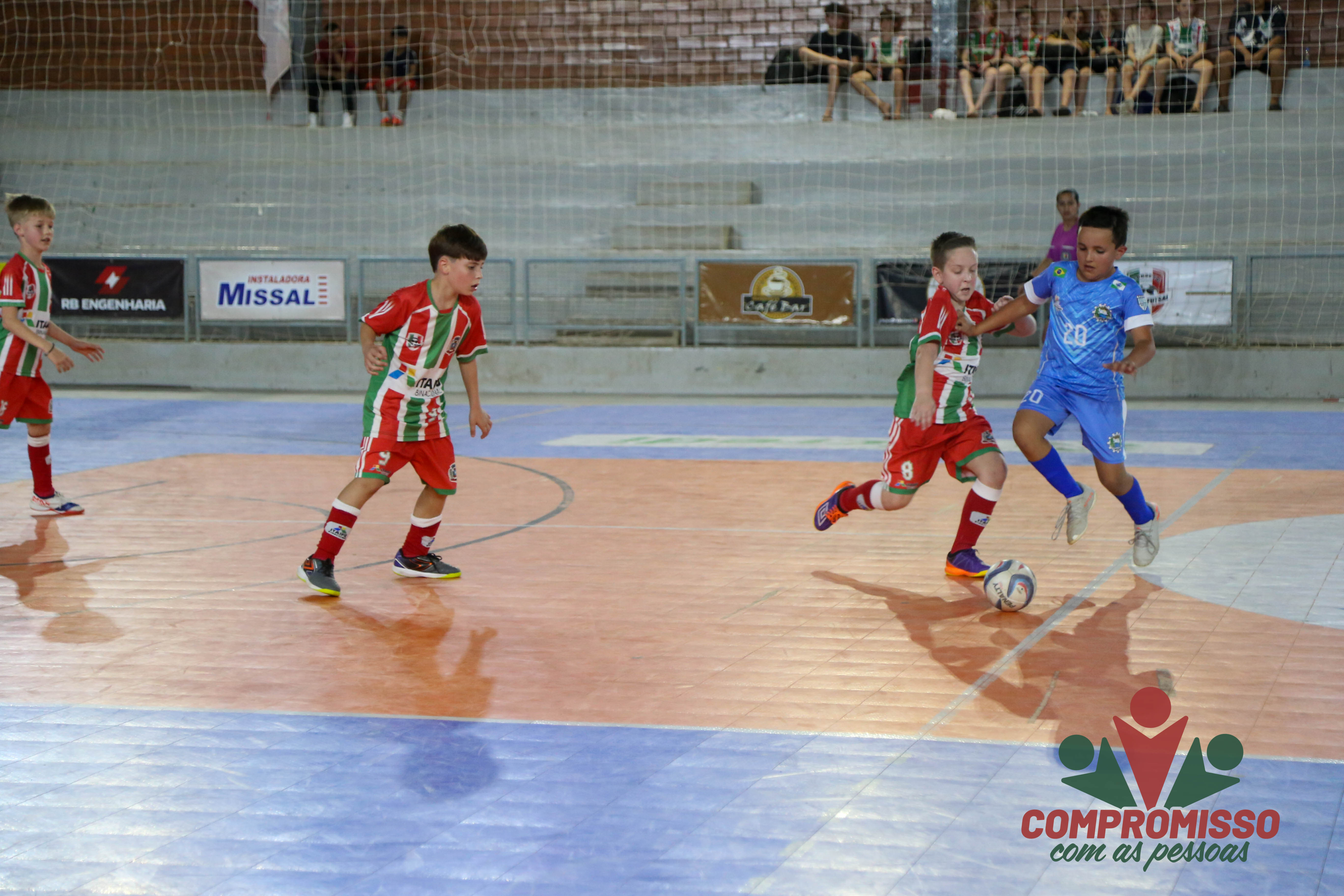 Equipes de Missal enfrentaram Itaipulândia na 3ª rodada da Copa Italianinha de Futsal