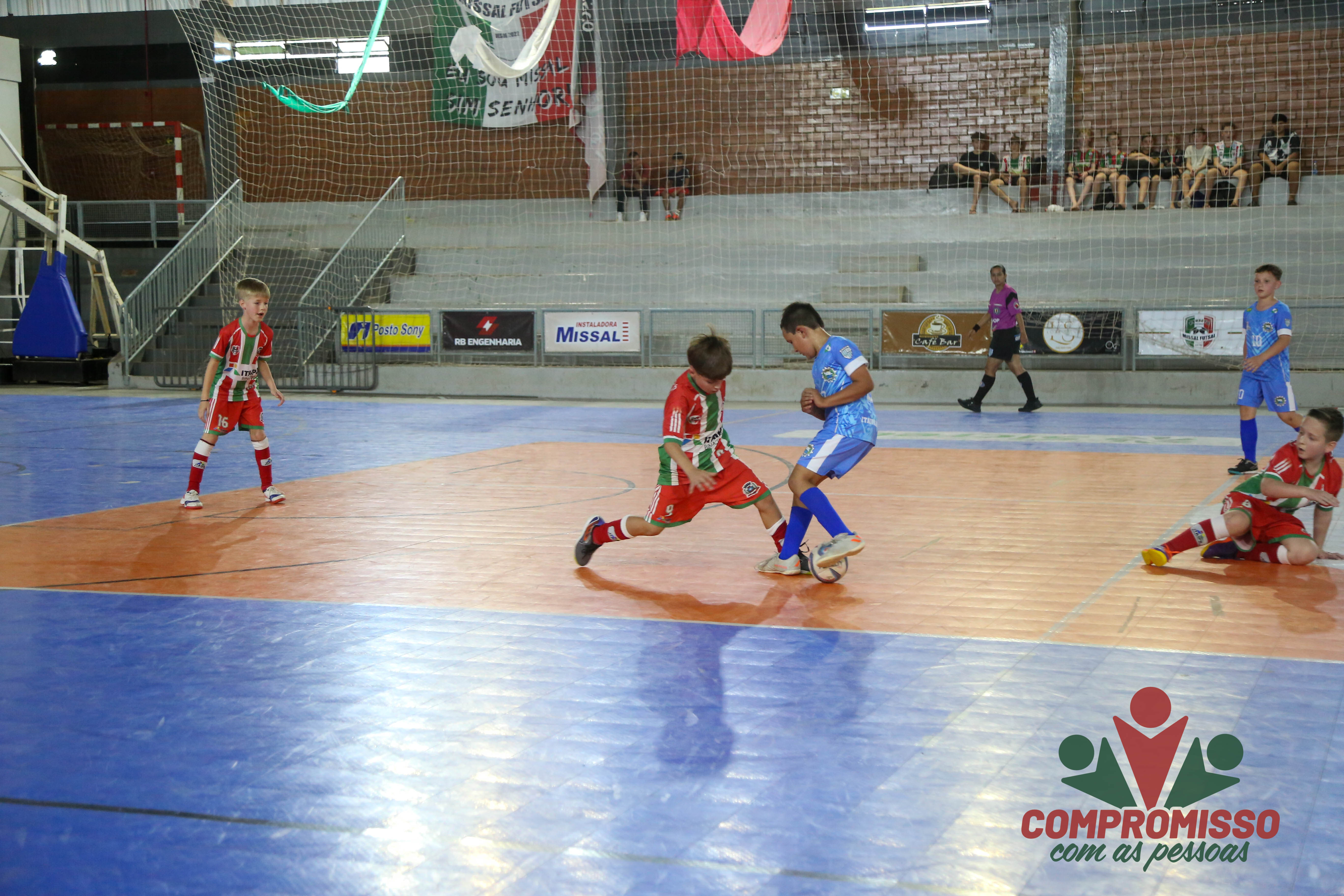 Equipes de Missal enfrentaram Itaipulândia na 3ª rodada da Copa Italianinha de Futsal