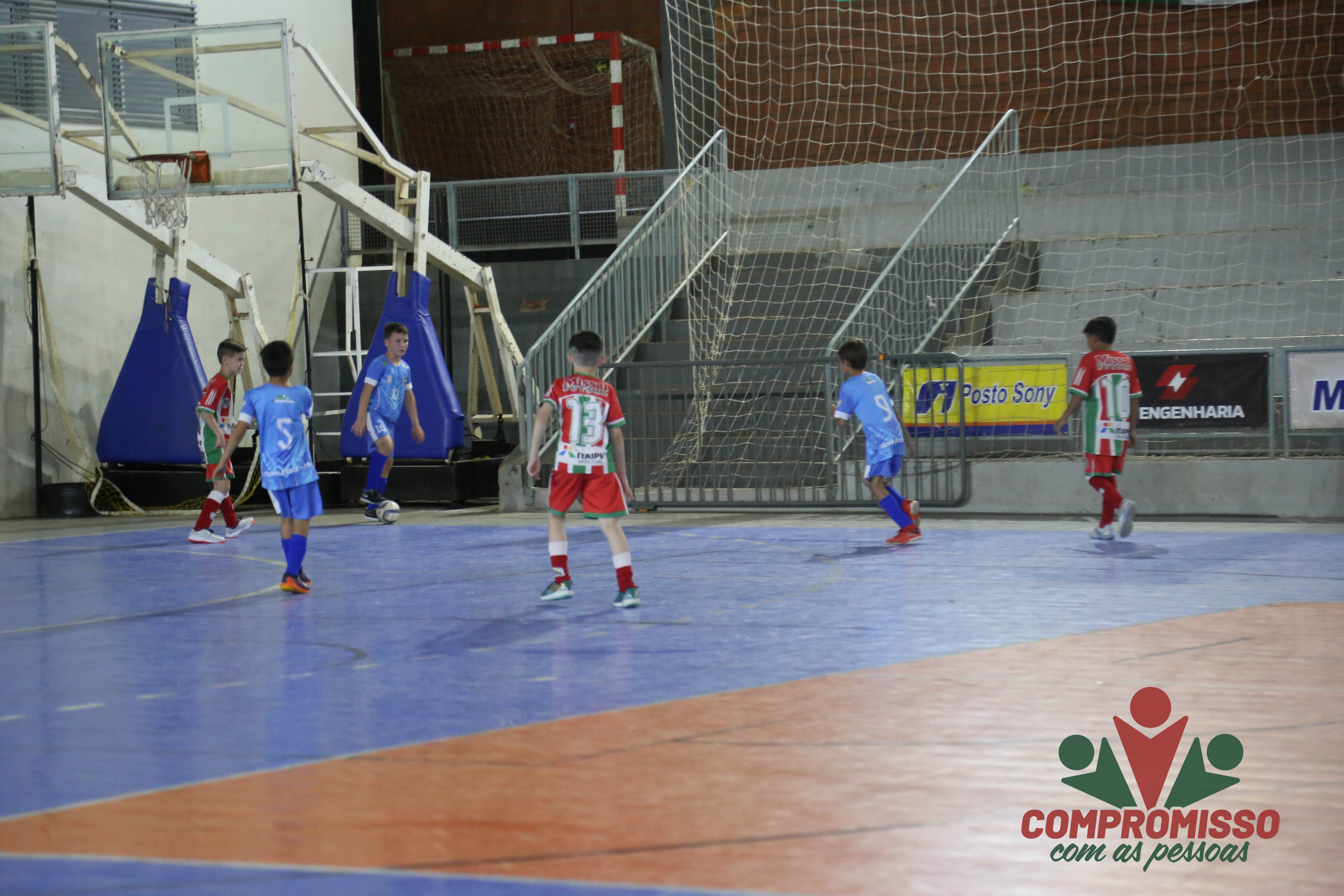 Equipes de Missal enfrentaram Itaipulândia na 3ª rodada da Copa Italianinha de Futsal