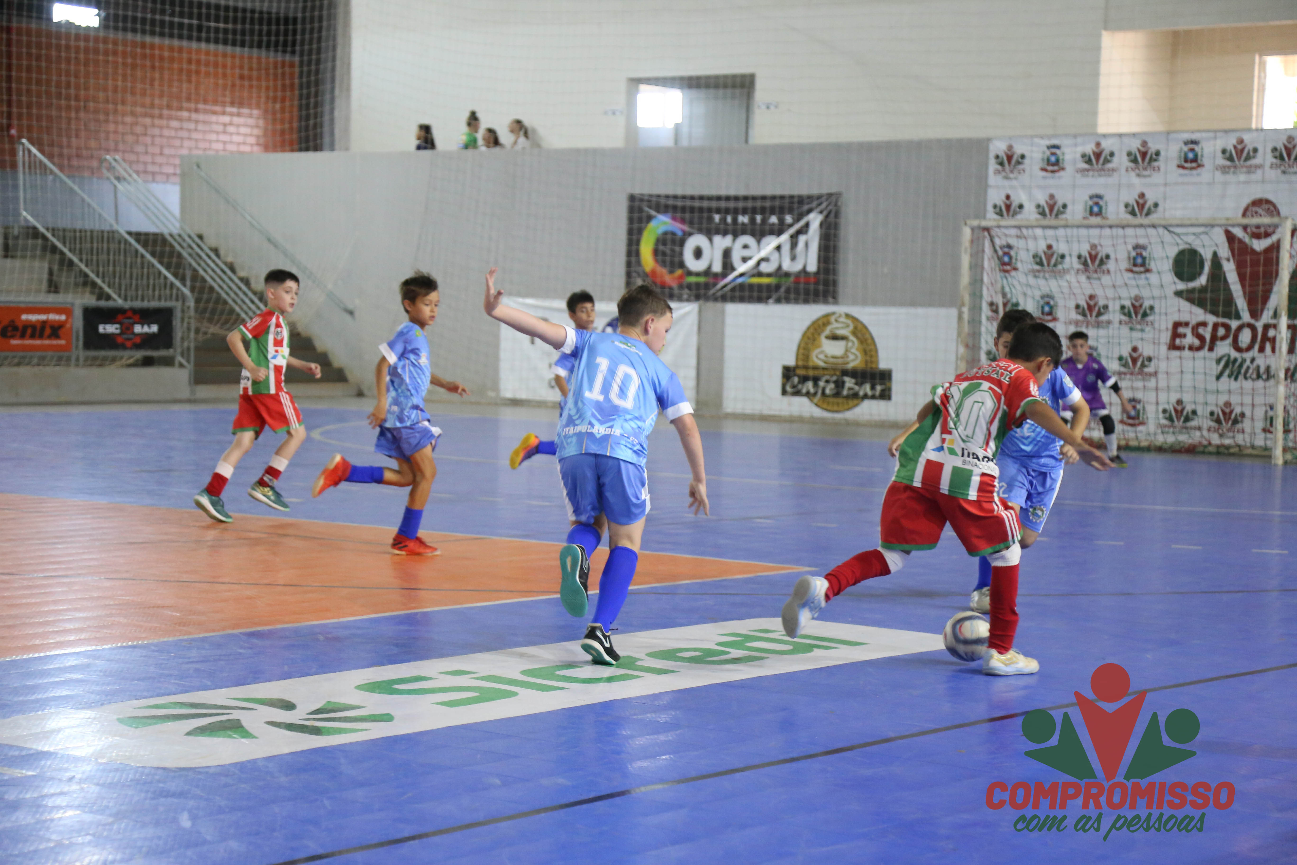 Equipes de Missal enfrentaram Itaipulândia na 3ª rodada da Copa Italianinha de Futsal