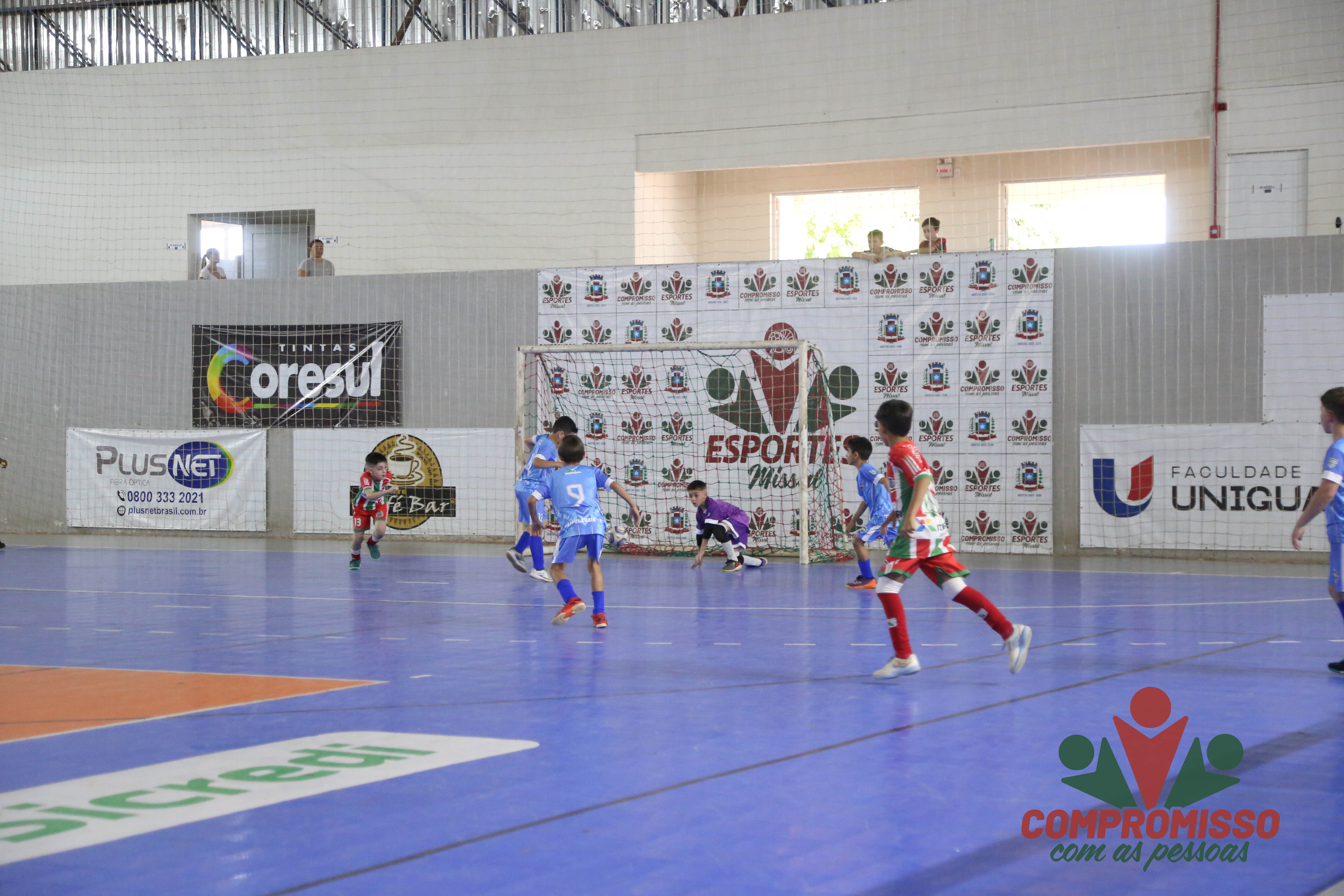 Equipes de Missal enfrentaram Itaipulândia na 3ª rodada da Copa Italianinha de Futsal