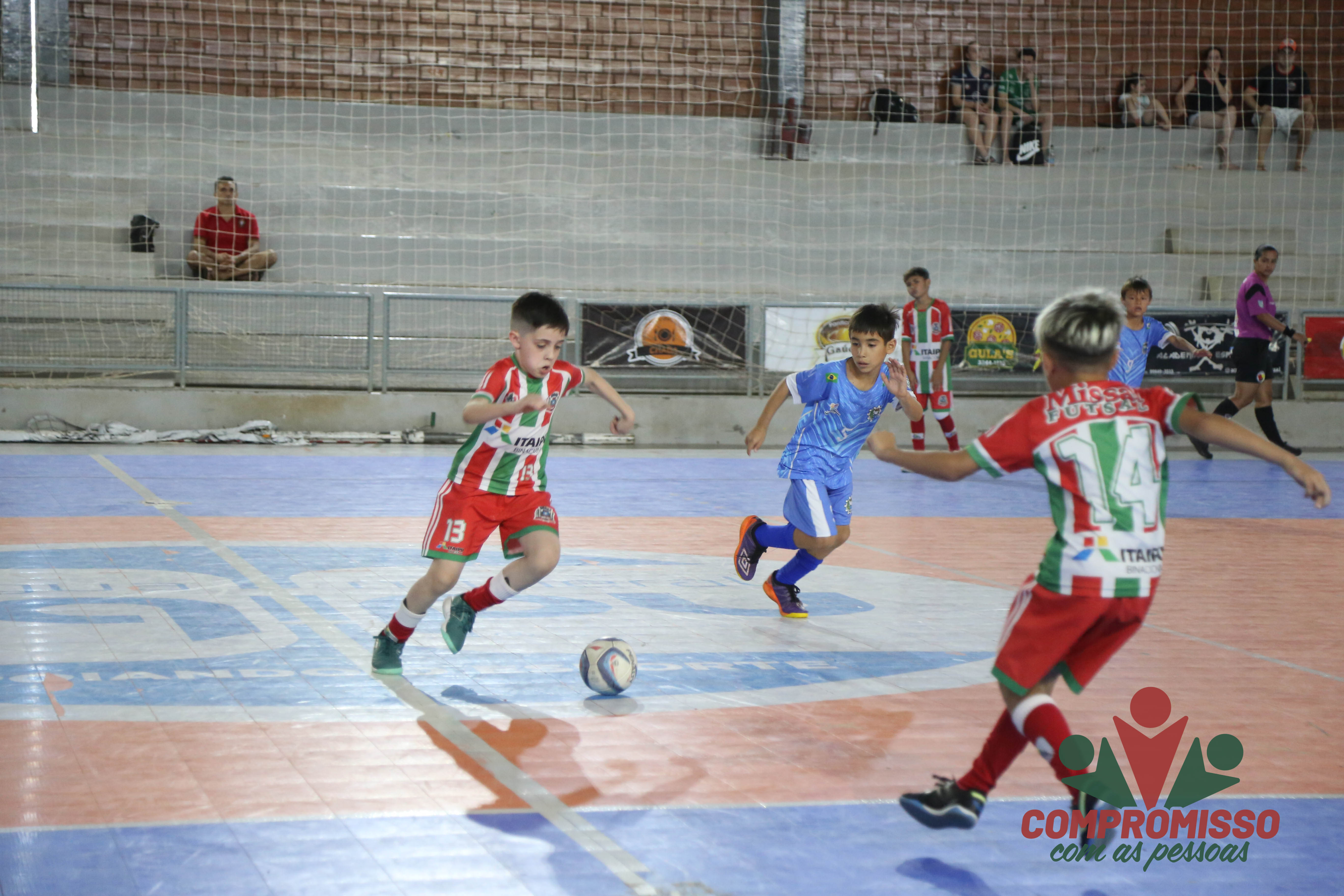 Equipes de Missal enfrentaram Itaipulândia na 3ª rodada da Copa Italianinha de Futsal