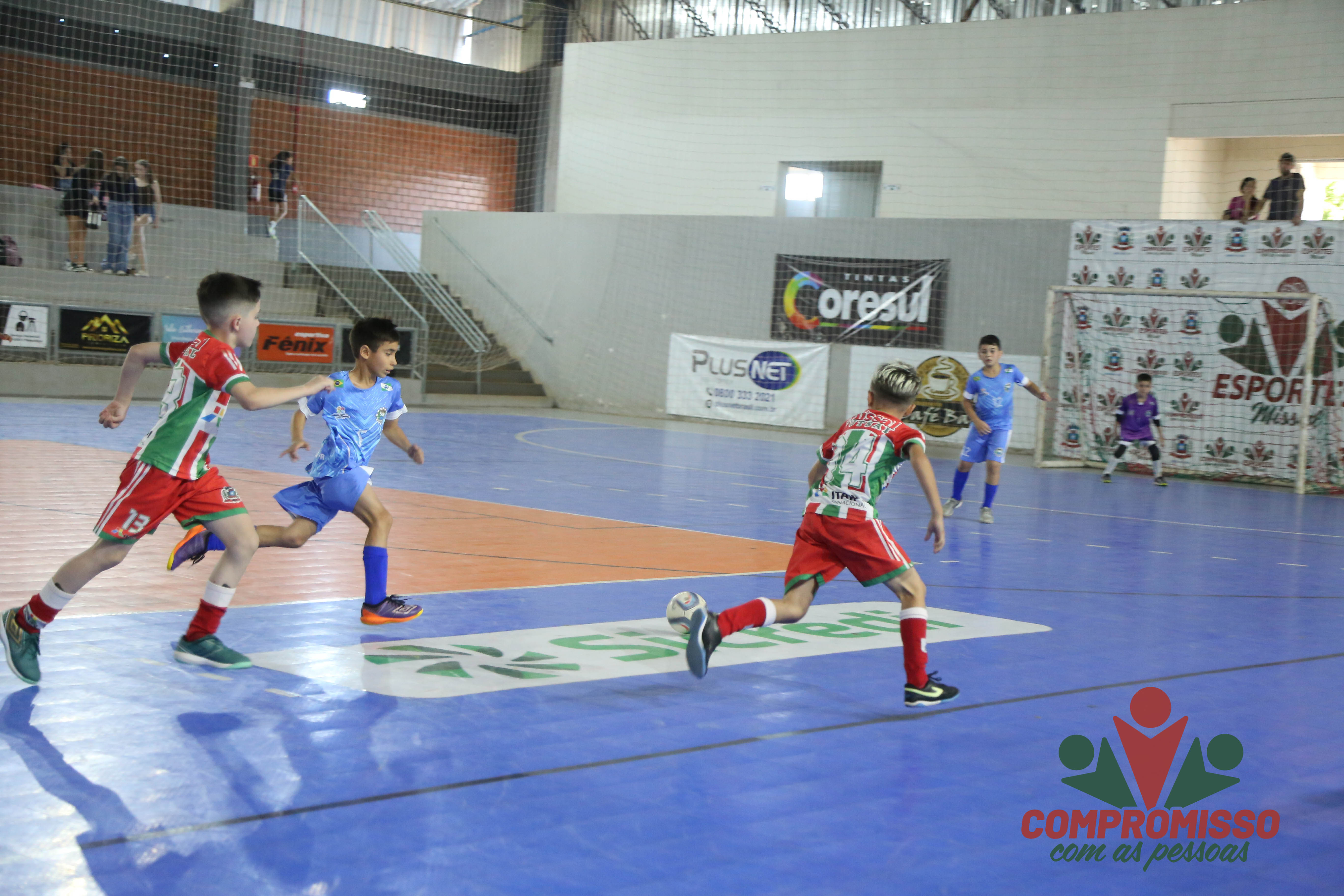 Equipes de Missal enfrentaram Itaipulândia na 3ª rodada da Copa Italianinha de Futsal