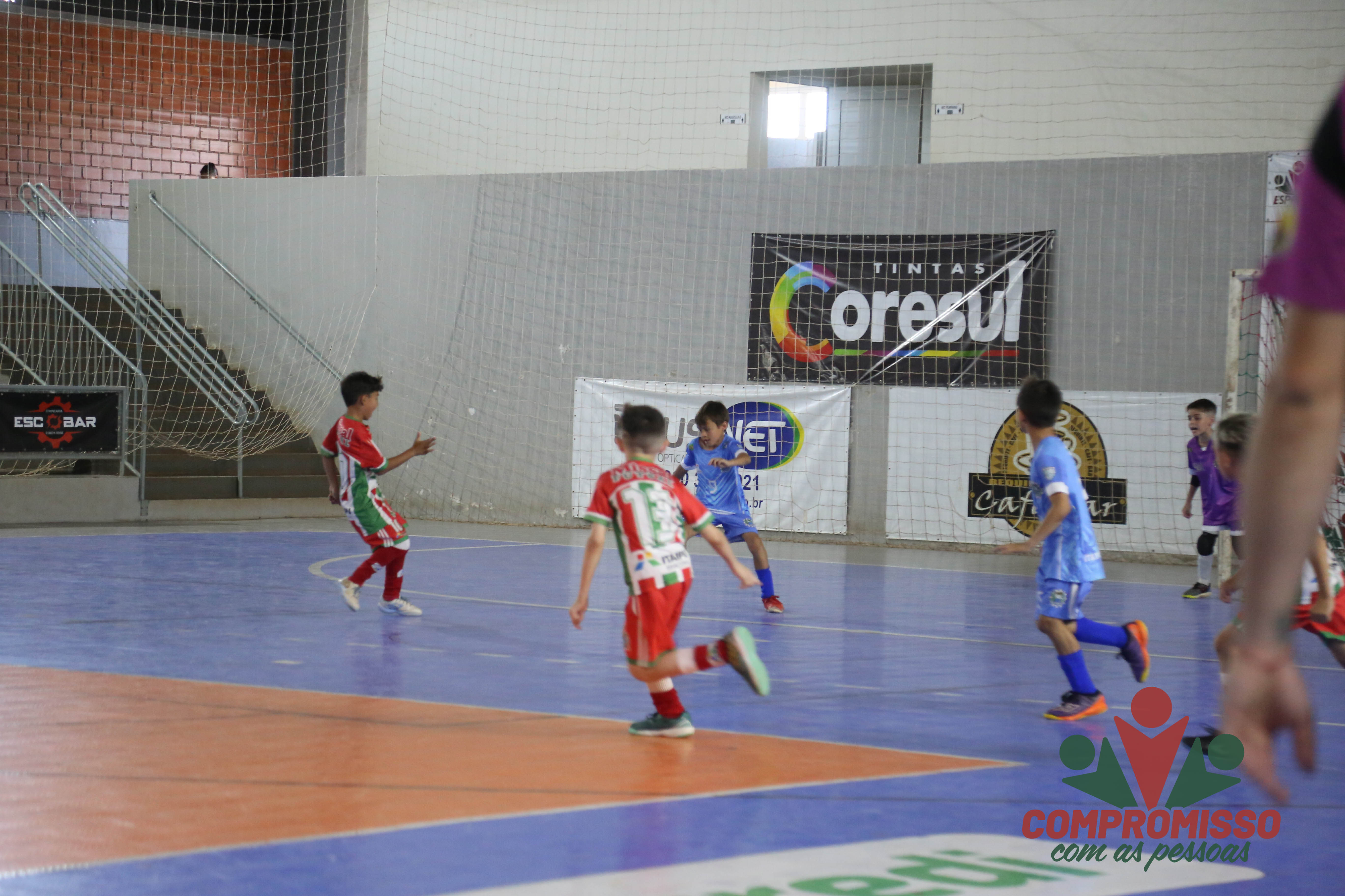 Equipes de Missal enfrentaram Itaipulândia na 3ª rodada da Copa Italianinha de Futsal
