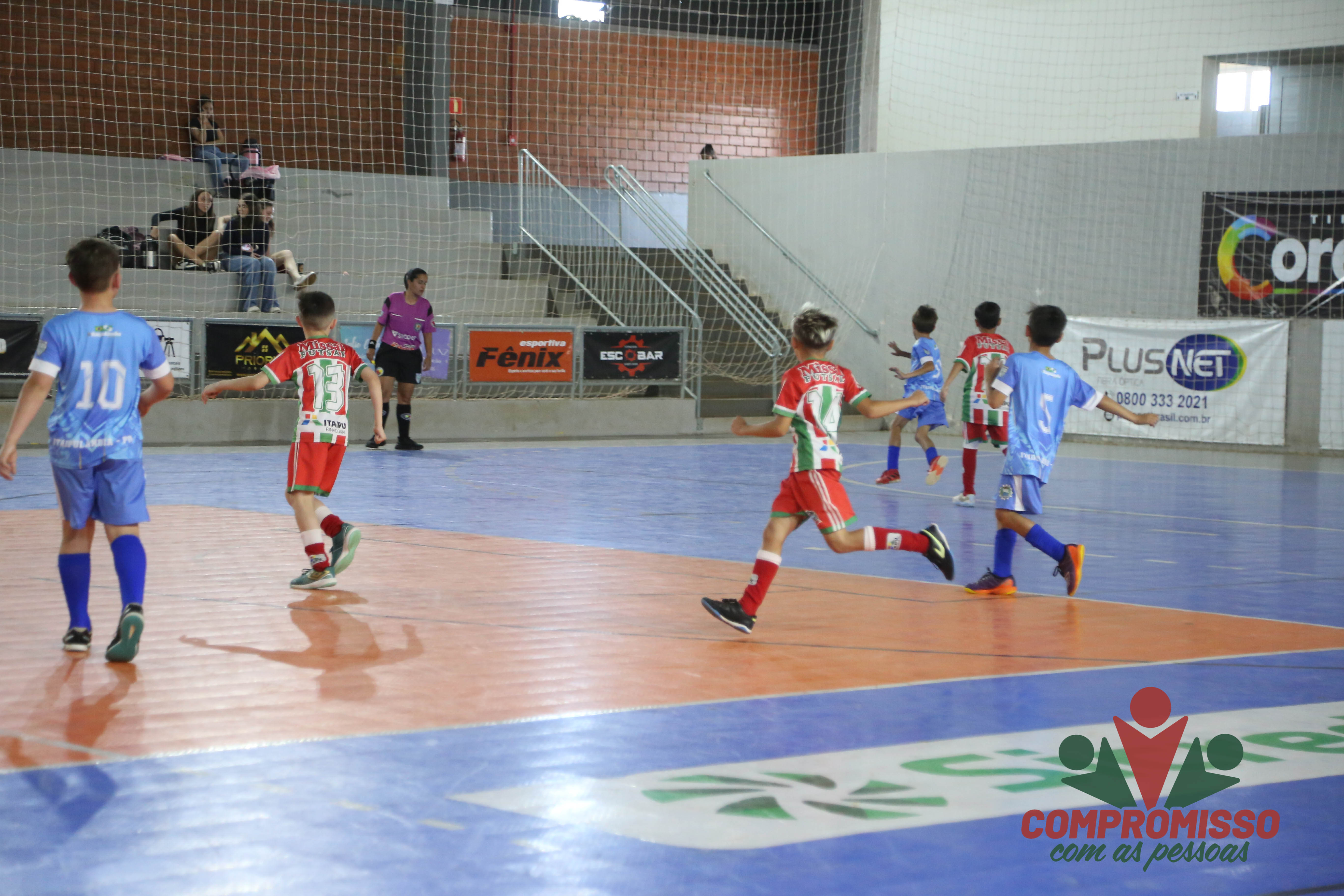 Equipes de Missal enfrentaram Itaipulândia na 3ª rodada da Copa Italianinha de Futsal
