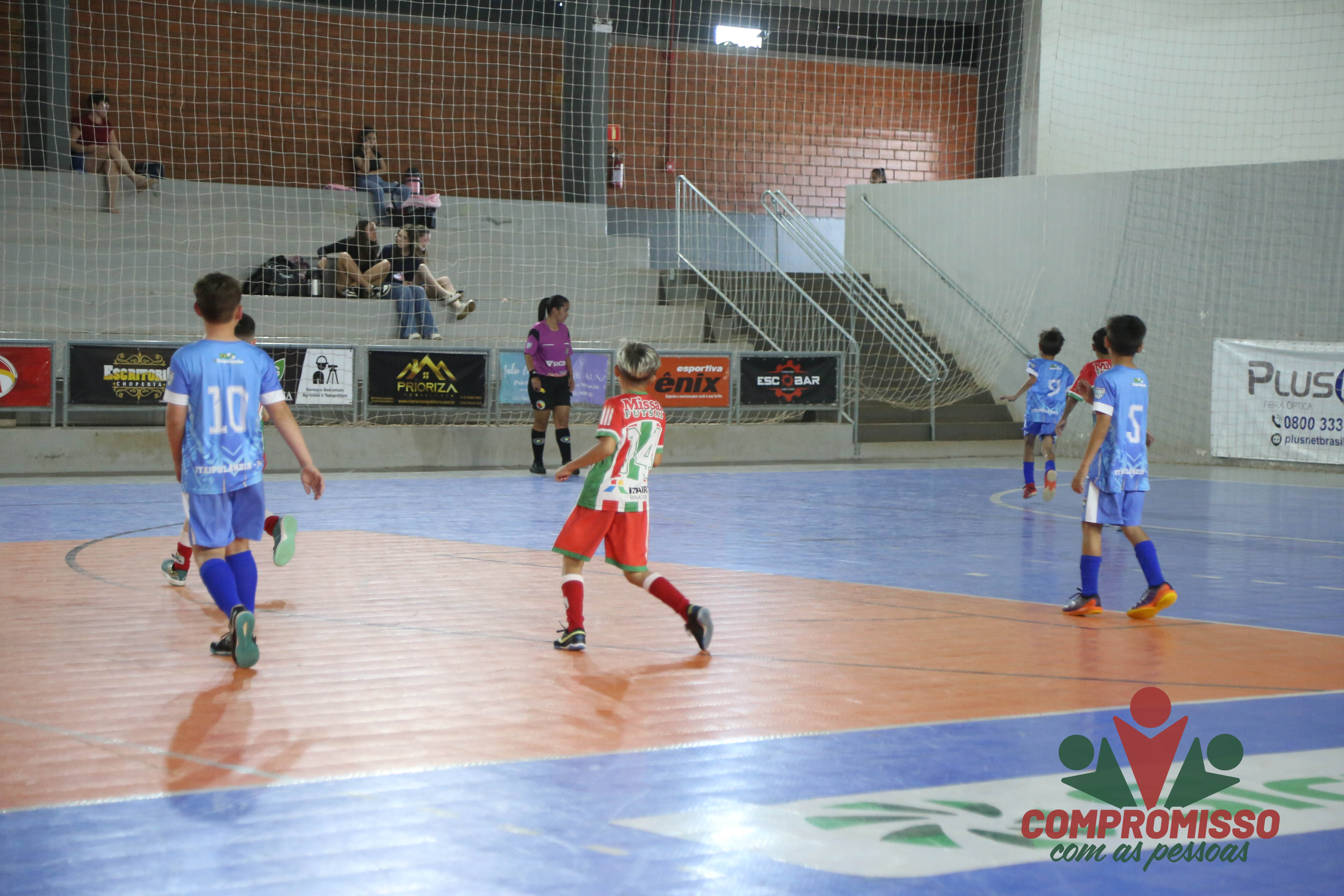 Equipes de Missal enfrentaram Itaipulândia na 3ª rodada da Copa Italianinha de Futsal