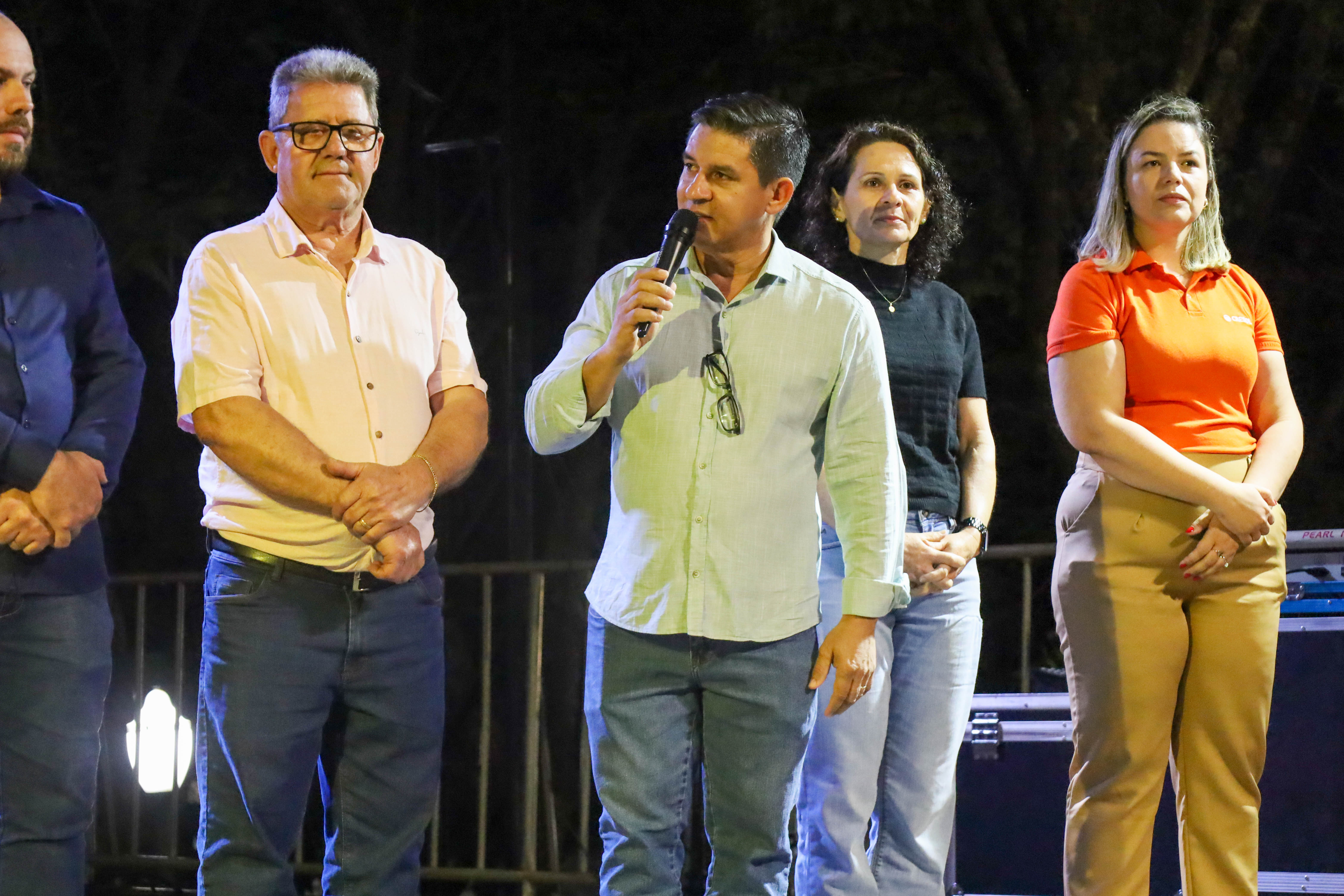 Espetáculo Ecos do Tempo atraiu um grande público para a Feira Gastronômica e Cultura e Expo Cresol