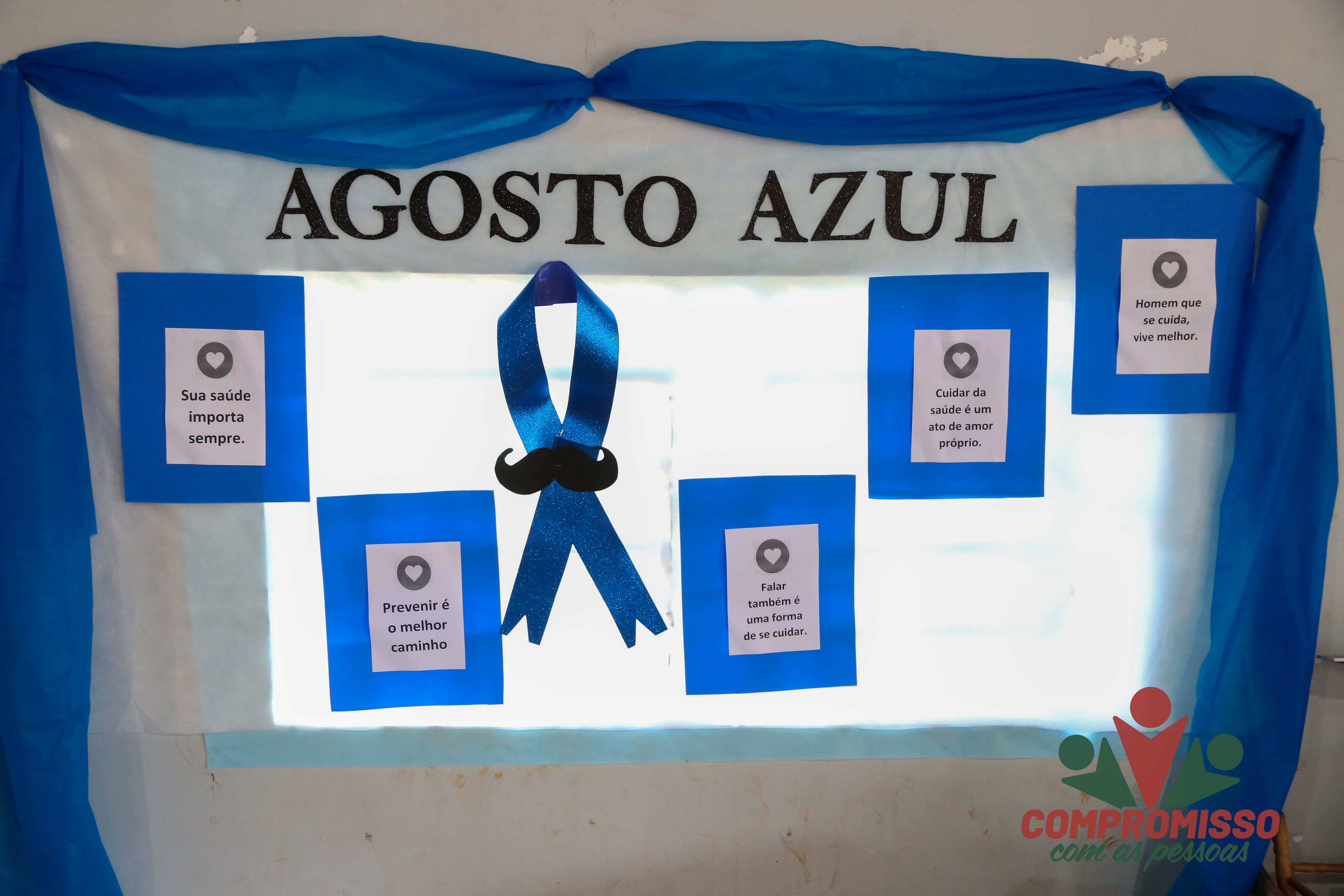 Clube do Bairro Renascer recebe ações do Agosto Azul