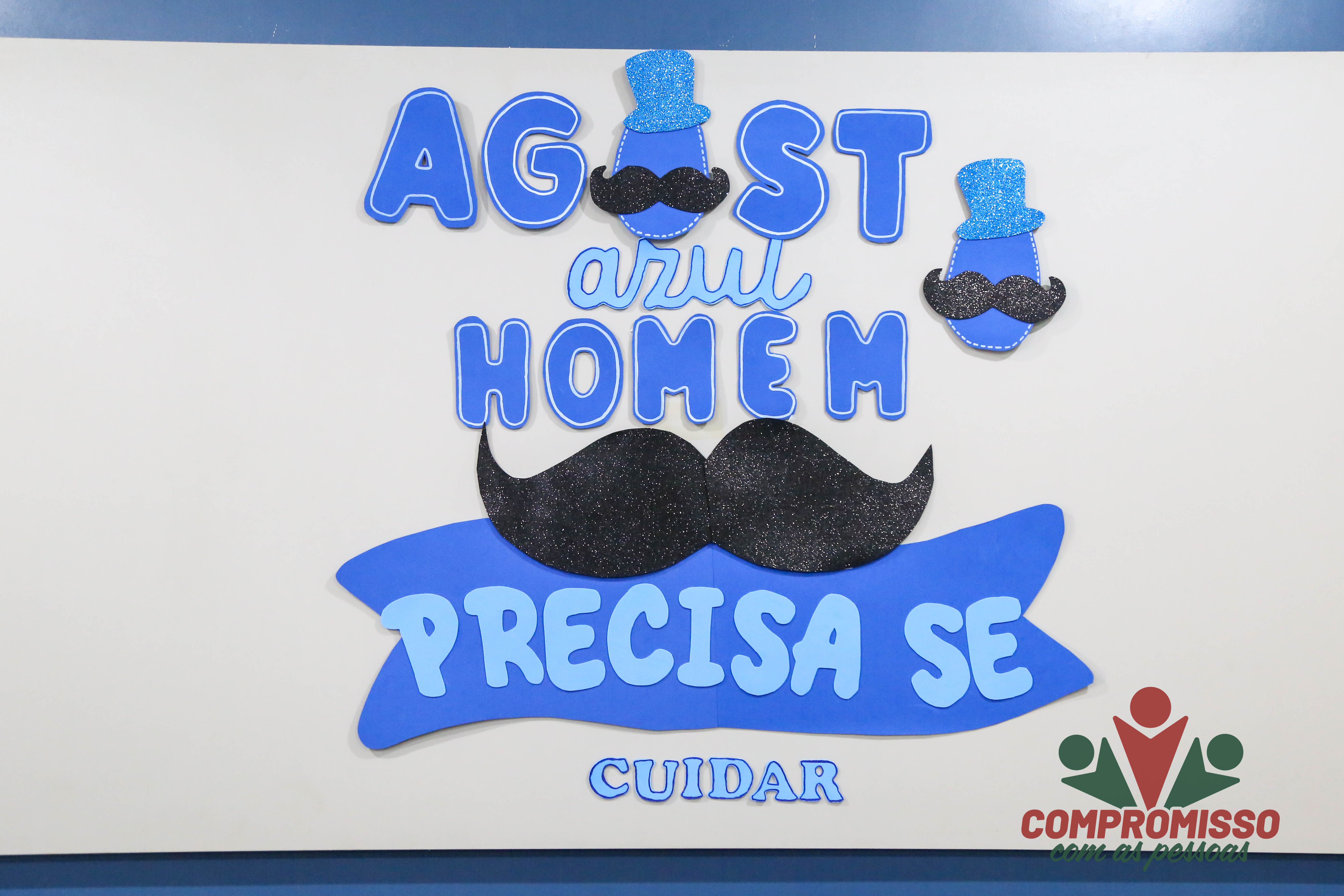 Clube do Bairro Renascer recebe ações do Agosto Azul