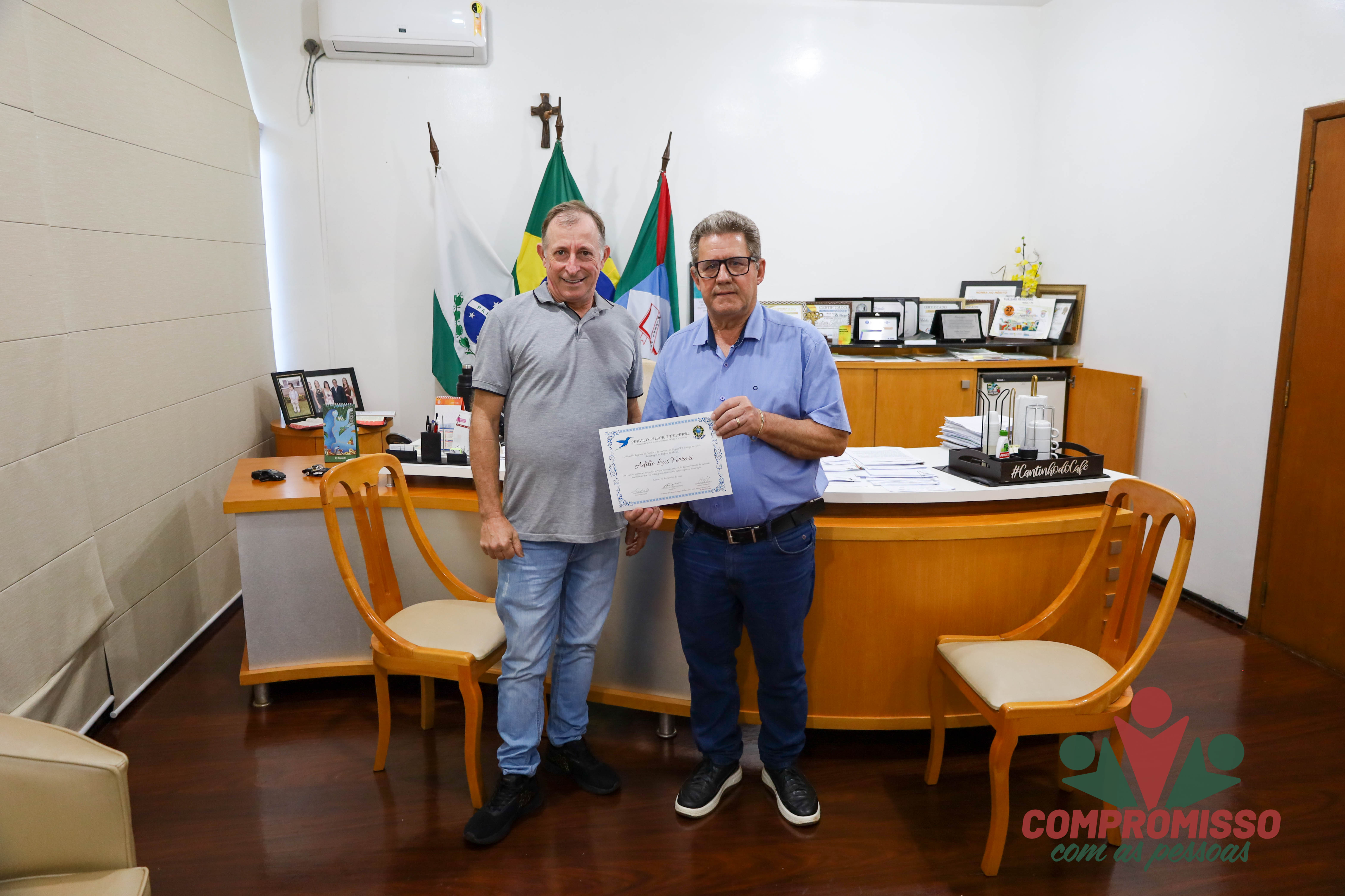 Missal recebeu Presidente Estadual do Conselho de Corretores de Imóveis