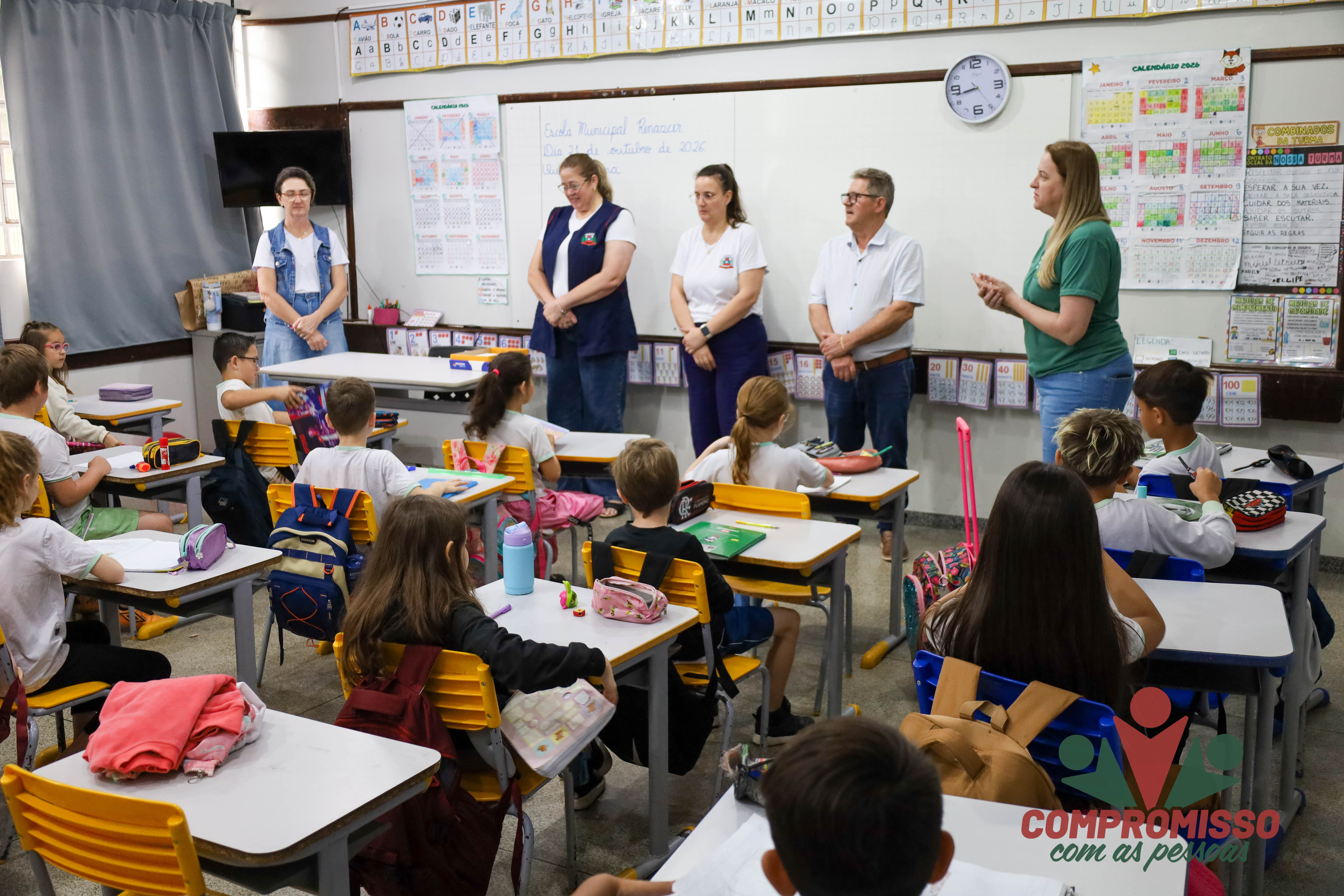 Administração reconhece e valoriza os avanços dos alunos do 2º ano na leitura e na escrita