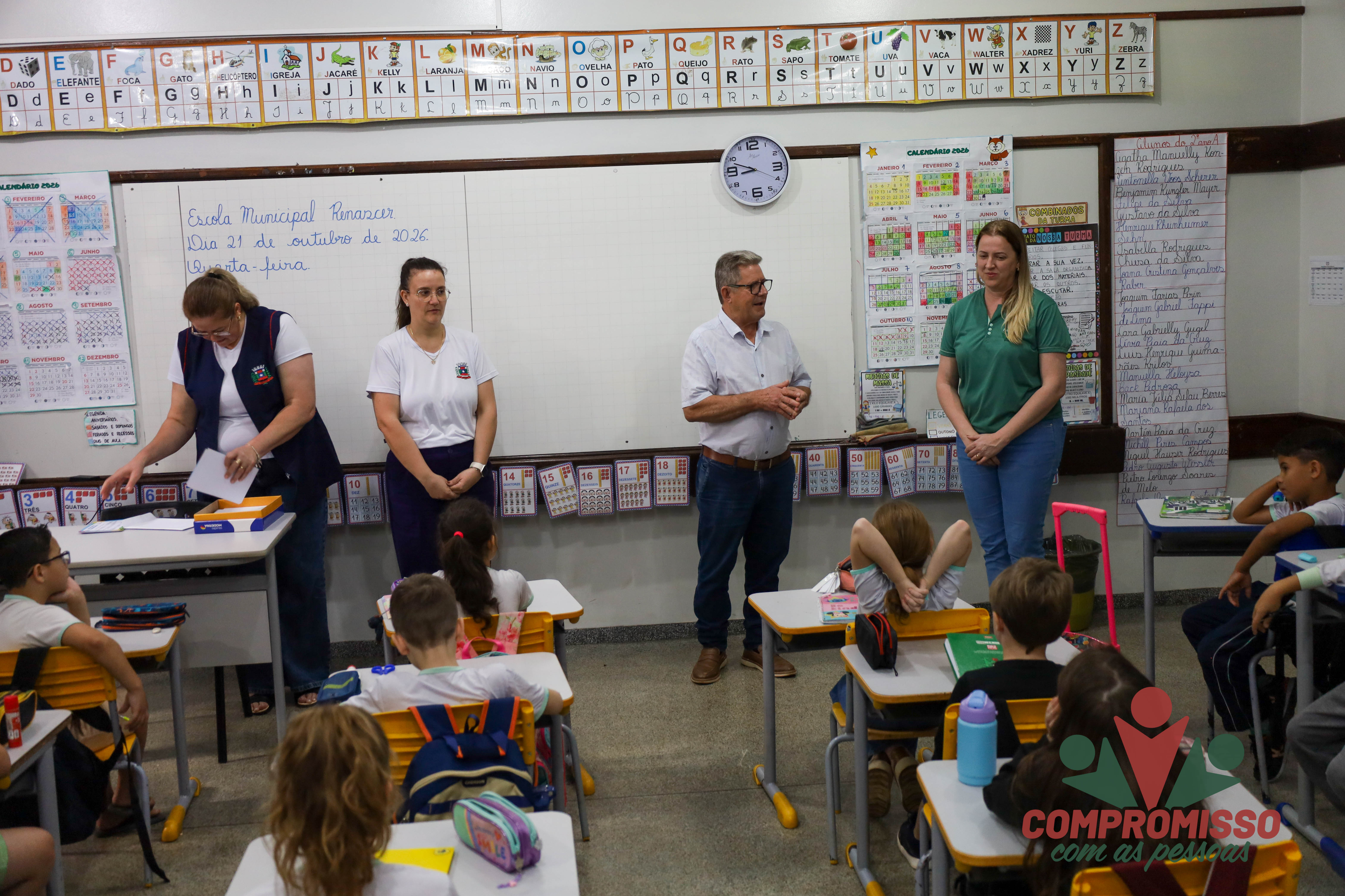 Administração reconhece e valoriza os avanços dos alunos do 2º ano na leitura e na escrita