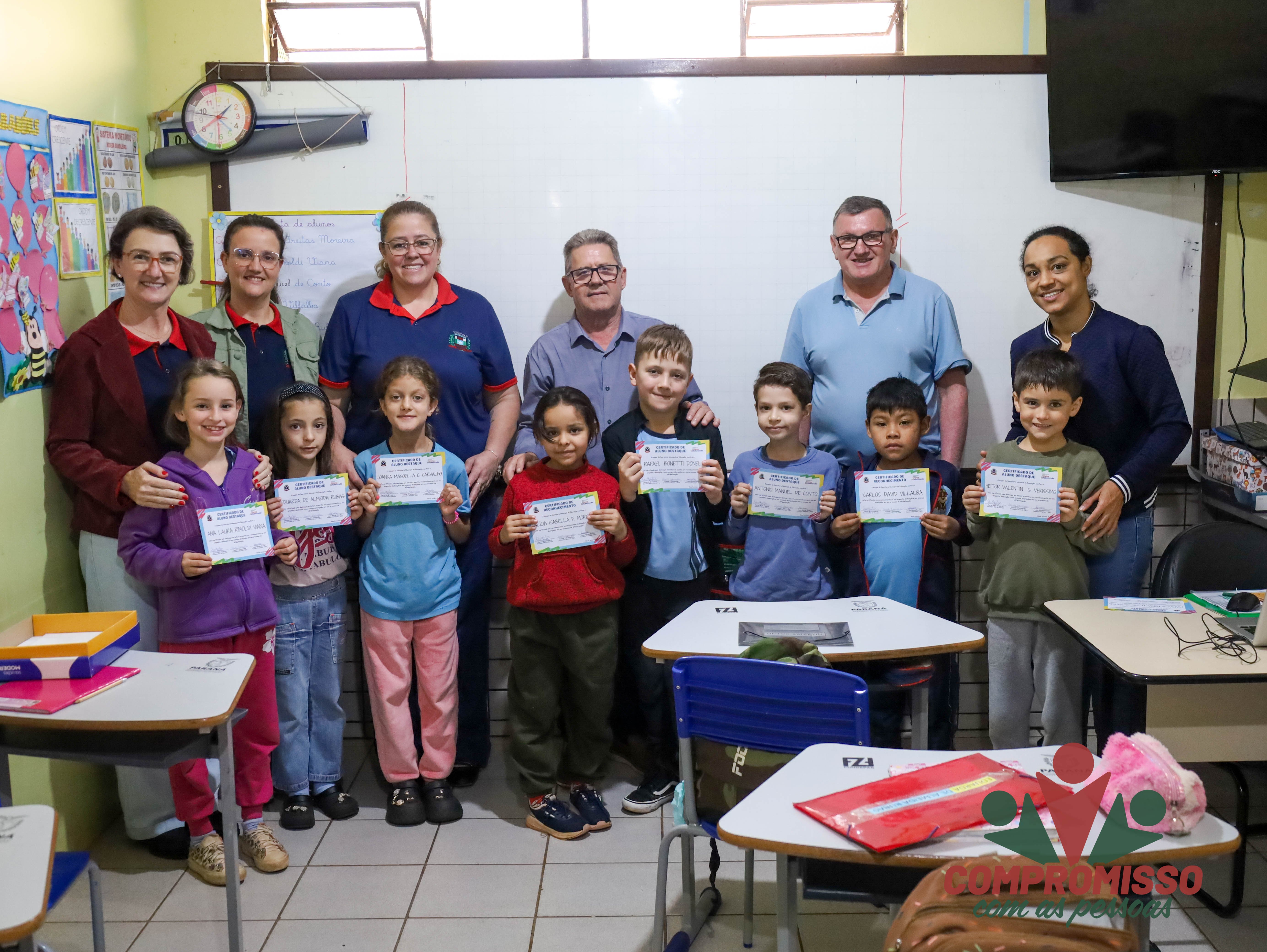 Administração reconhece e valoriza os avanços dos alunos do 2º ano na leitura e na escrita