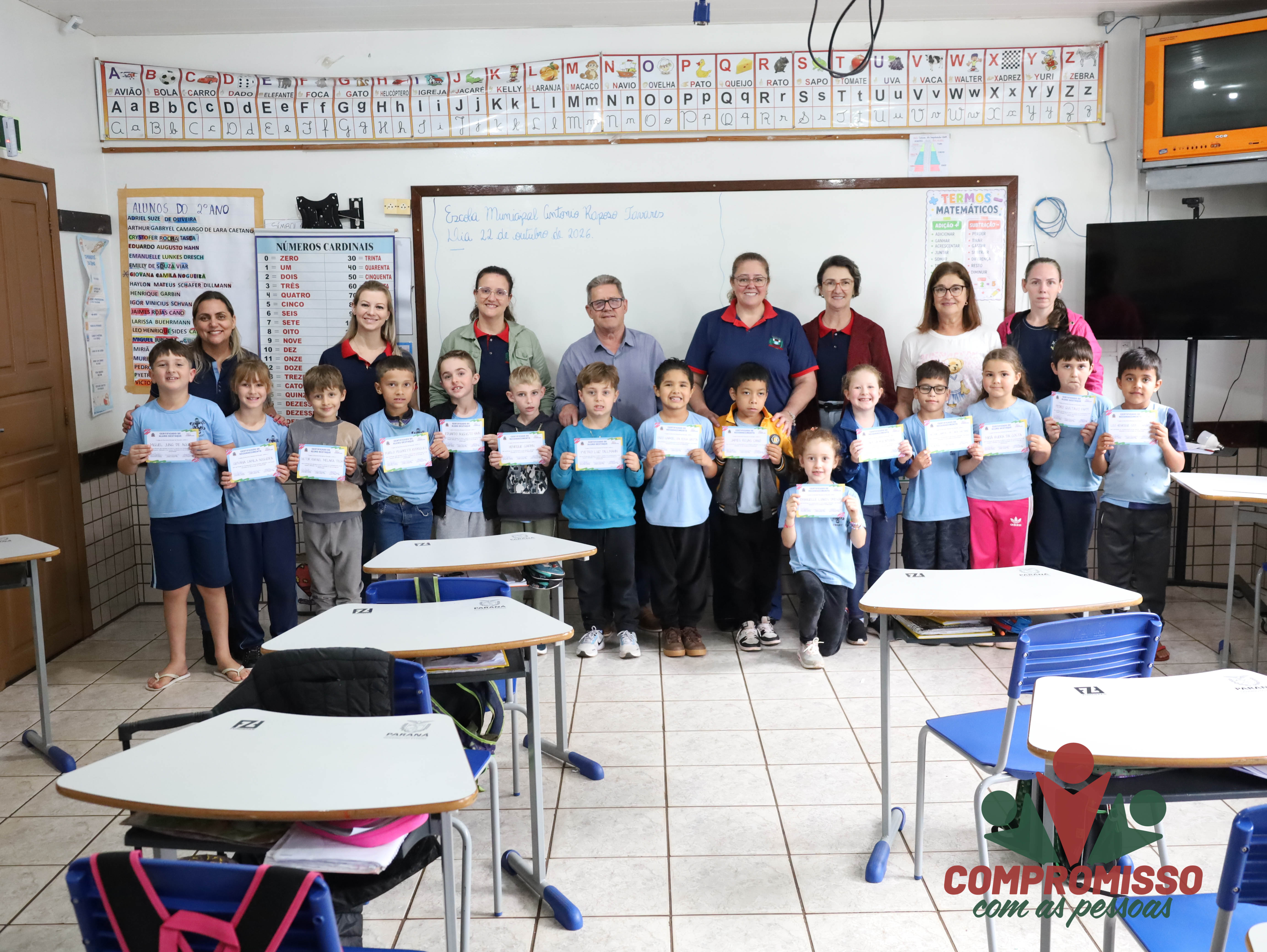 Administração reconhece e valoriza os avanços dos alunos do 2º ano na leitura e na escrita