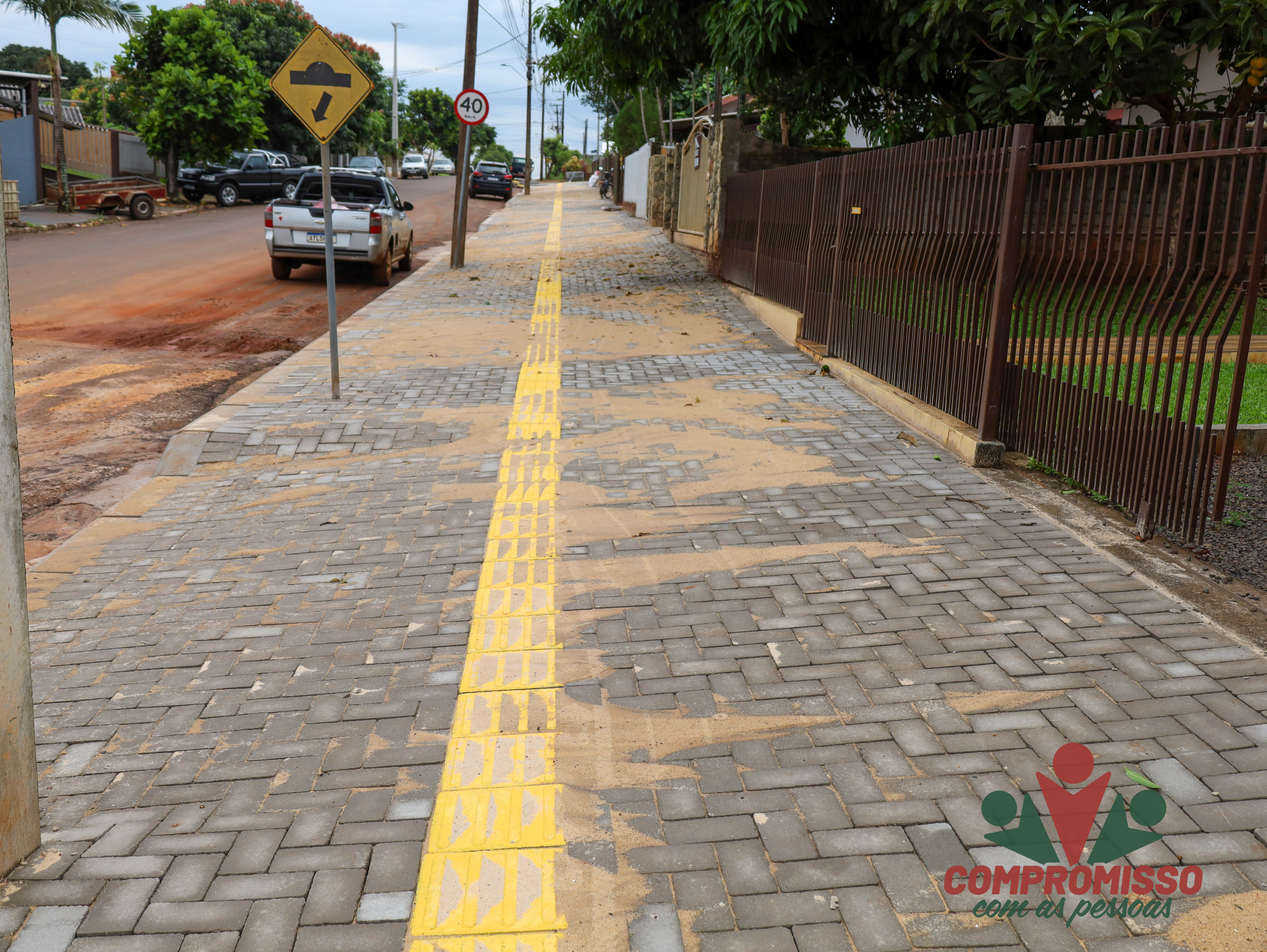 Obras de Revitalização de Calçadas avançam em Missal
