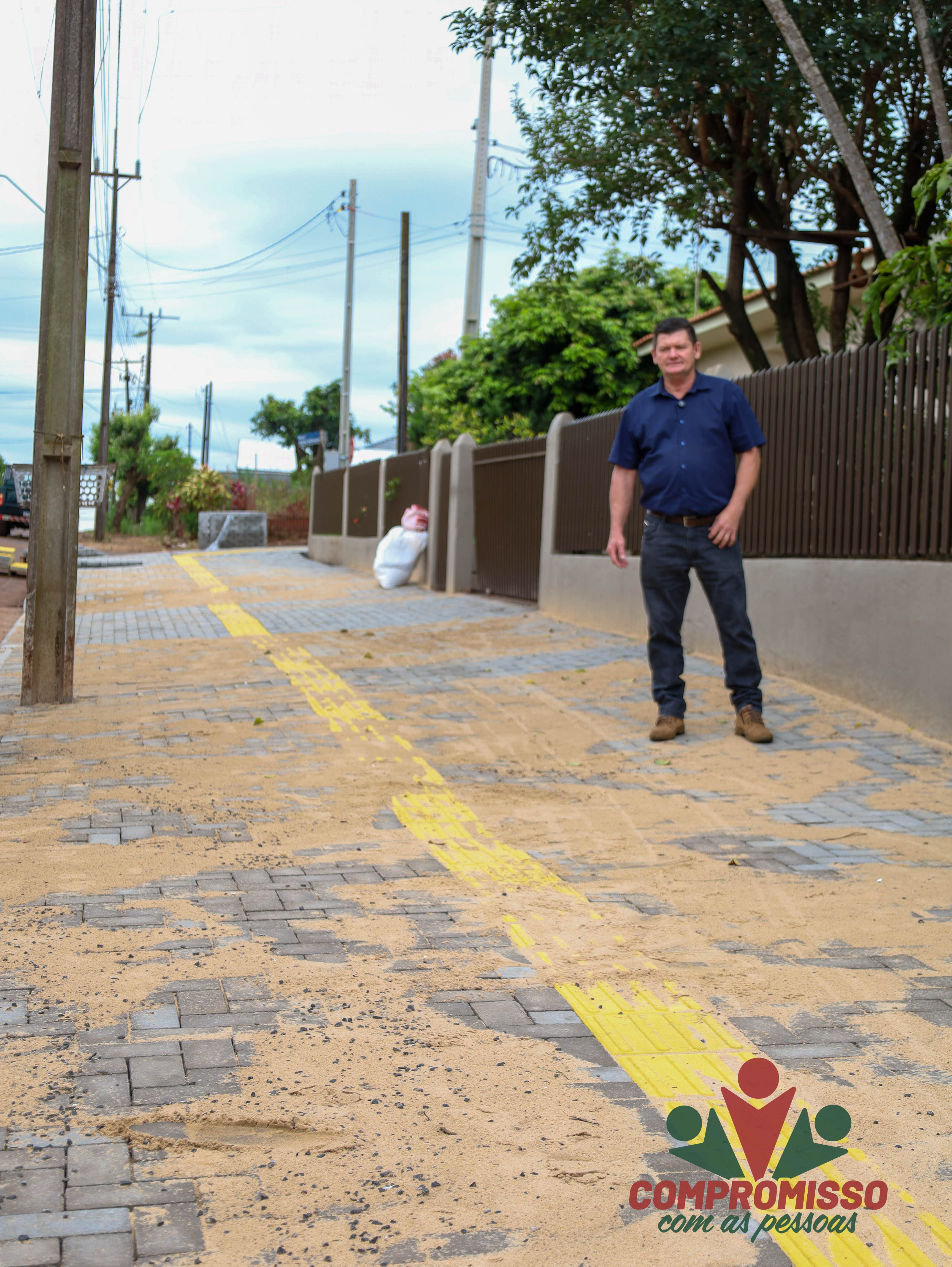 Obras de Revitalização de Calçadas avançam em Missal