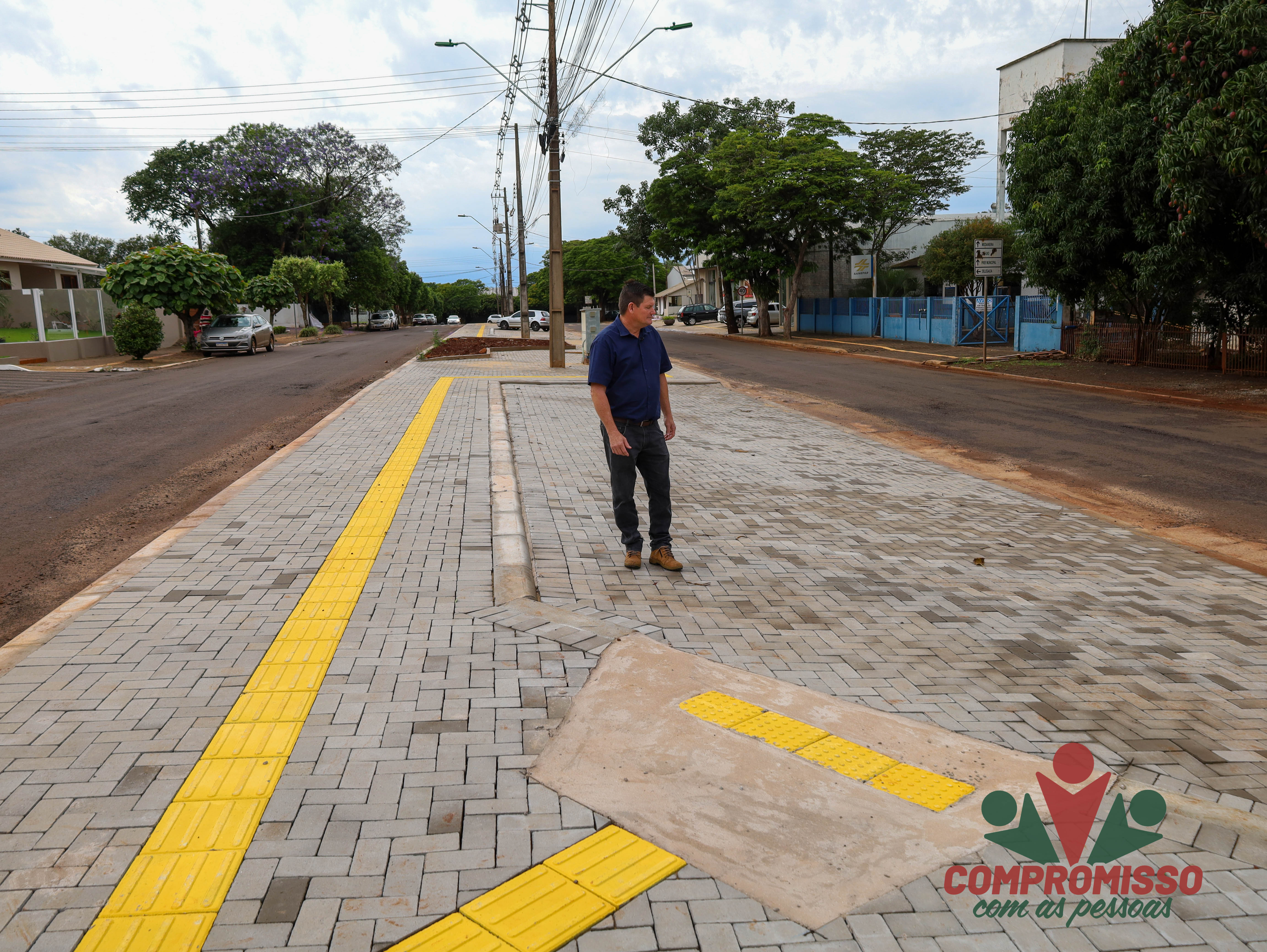 Obras de Revitalização de Calçadas avançam em Missal
