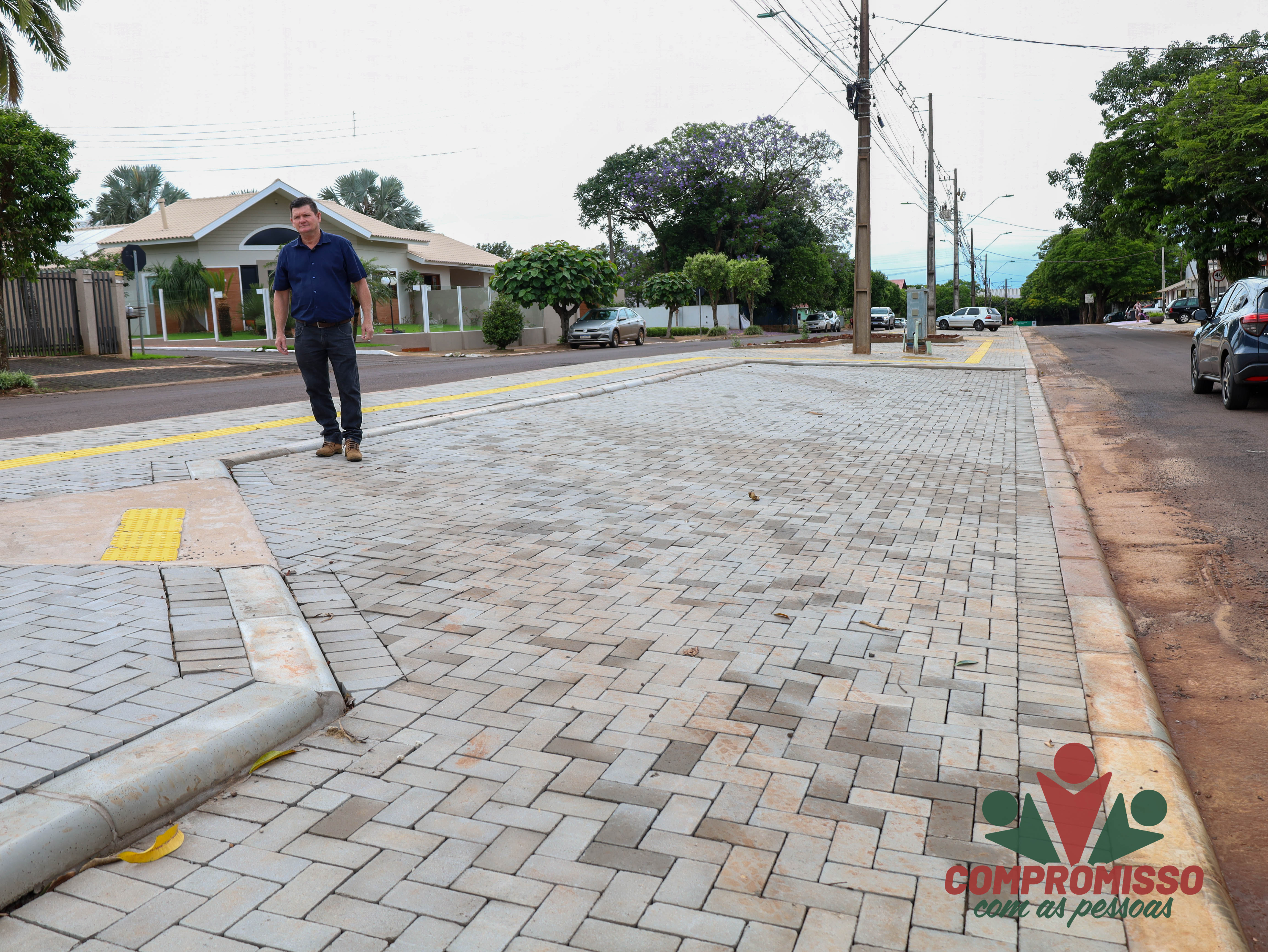 Obras de Revitalização de Calçadas avançam em Missal