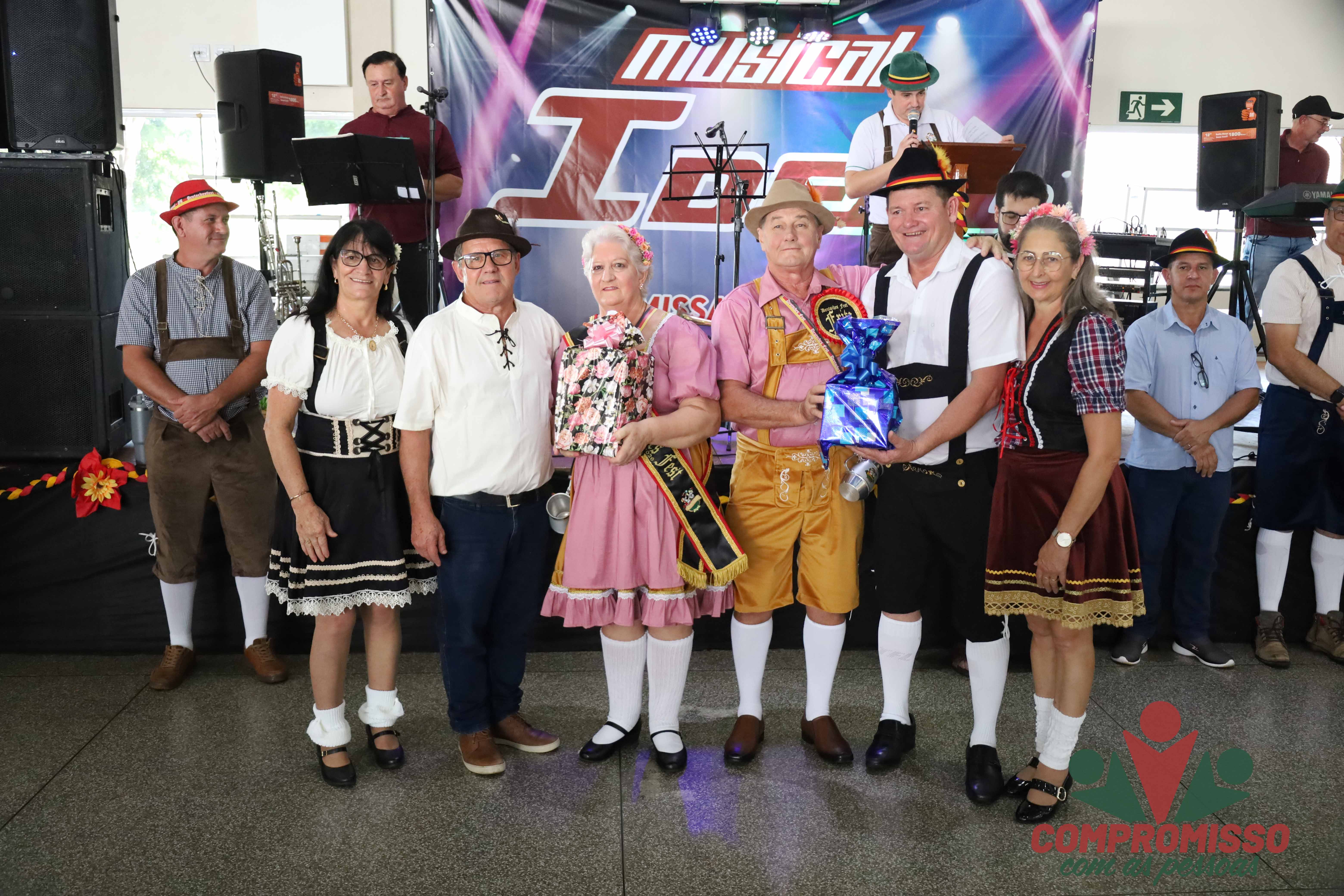 Hildemar e Lúcia Schmidt são o novo Casal Fritz e Frida da Deutsches Fest